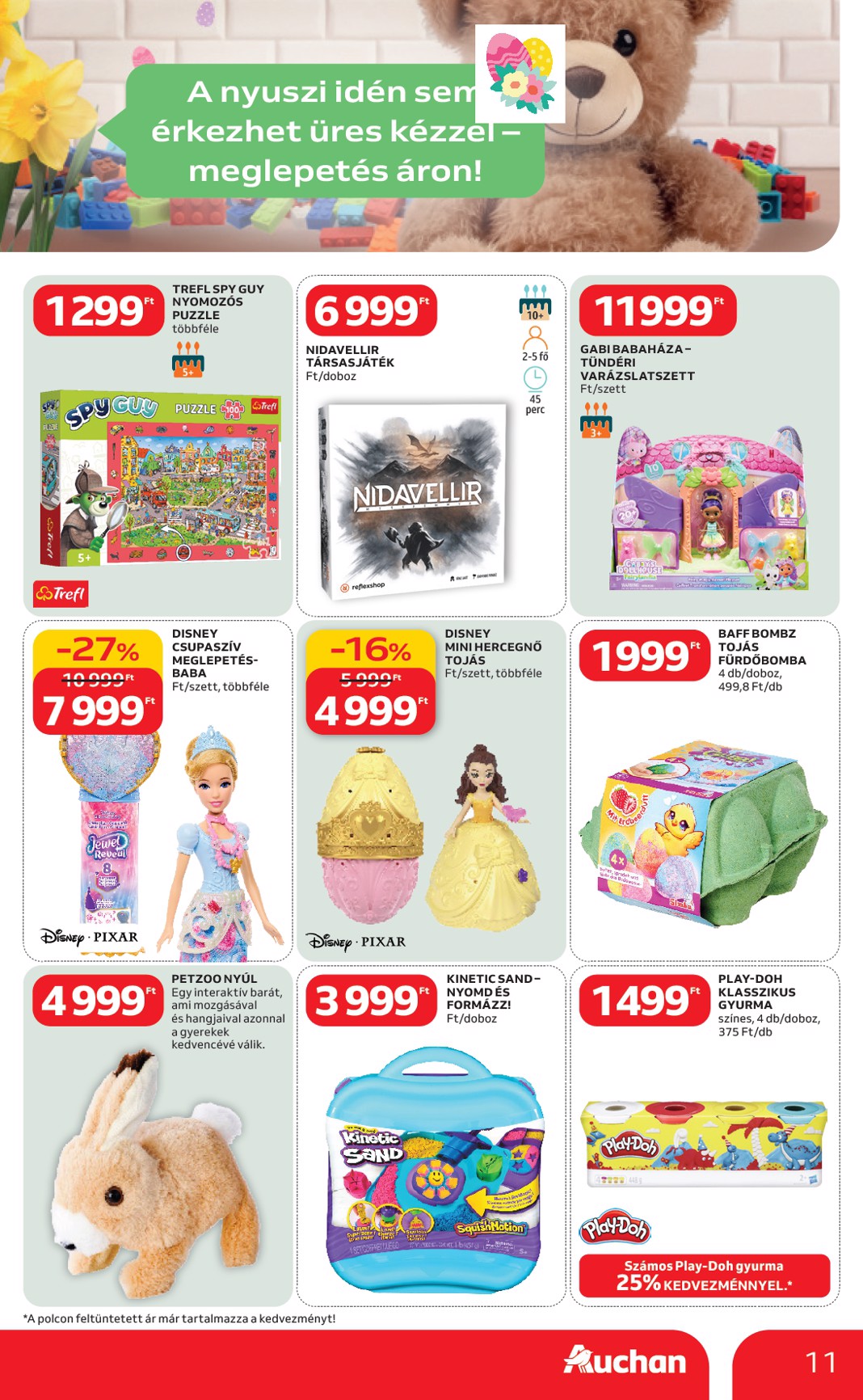 auchan - Auchan hipermarket - Húsvéti ajánlataink akciós újság, érvényes 2026.02.19. - 2026.04.04. - page: 11