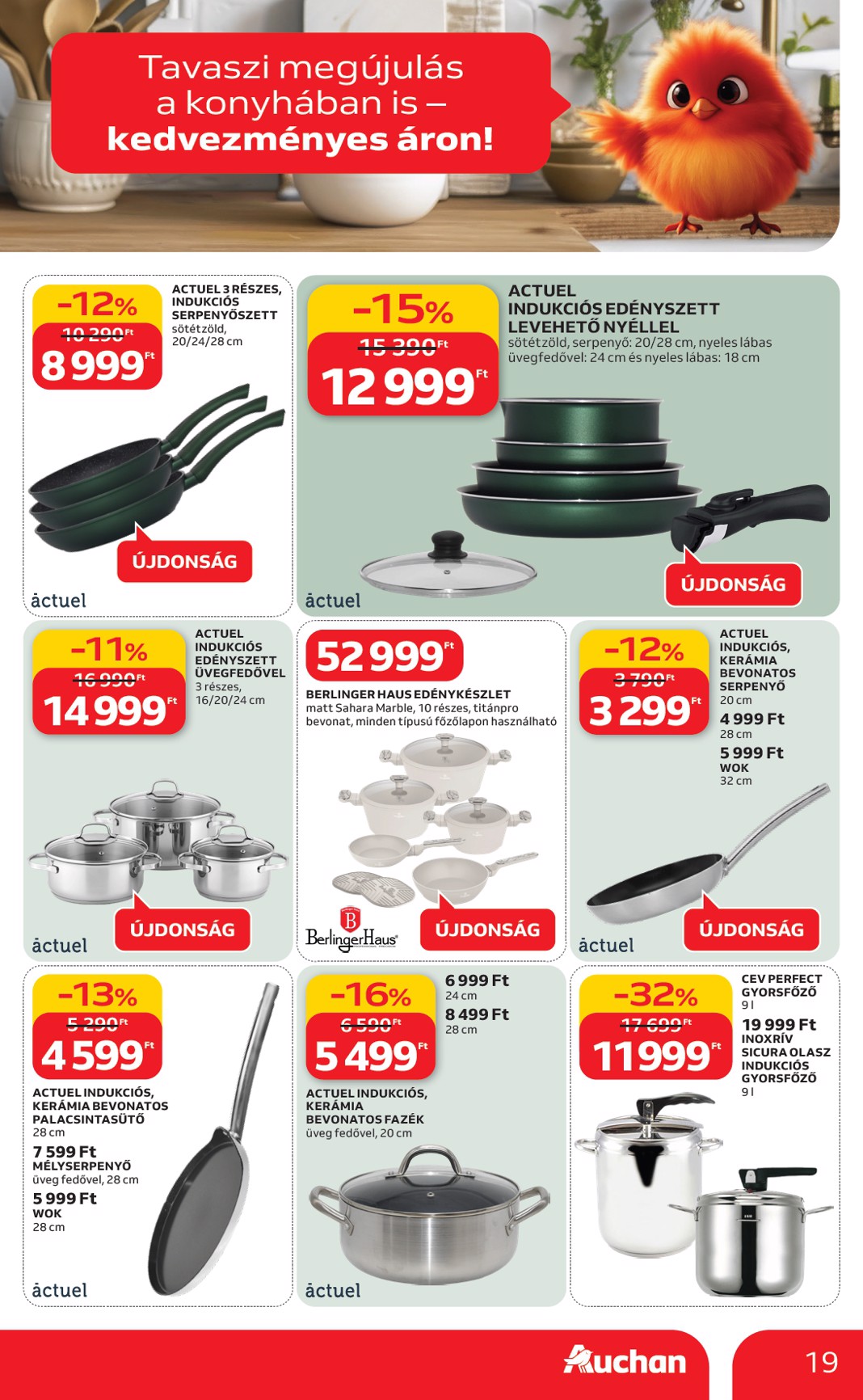 auchan - Auchan hipermarket - Húsvéti ajánlataink akciós újság, érvényes 2026.02.19. - 2026.04.04. - page: 19