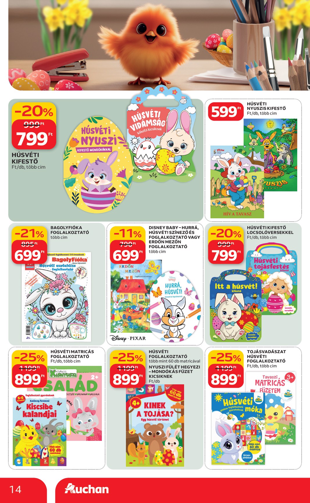 auchan - Auchan hipermarket - Húsvéti ajánlataink akciós újság, érvényes 2026.02.19. - 2026.04.04. - page: 14