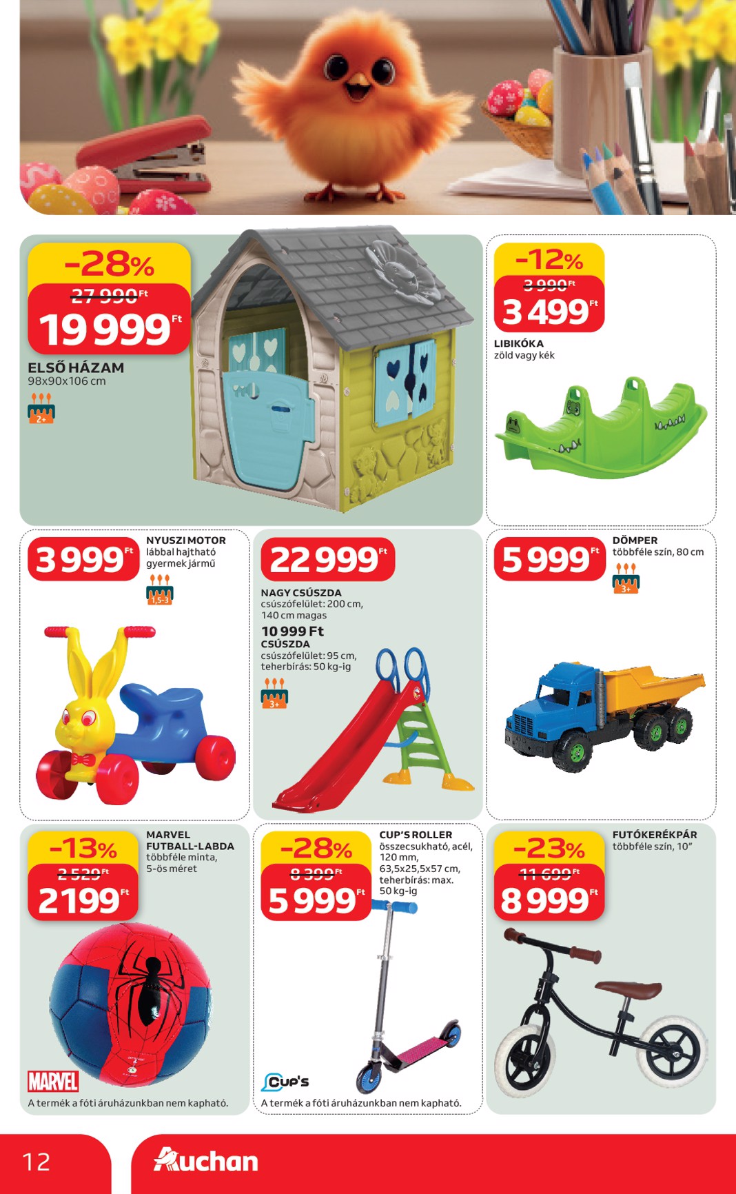 auchan - Auchan hipermarket - Húsvéti ajánlataink akciós újság, érvényes 2026.02.19. - 2026.04.04. - page: 12