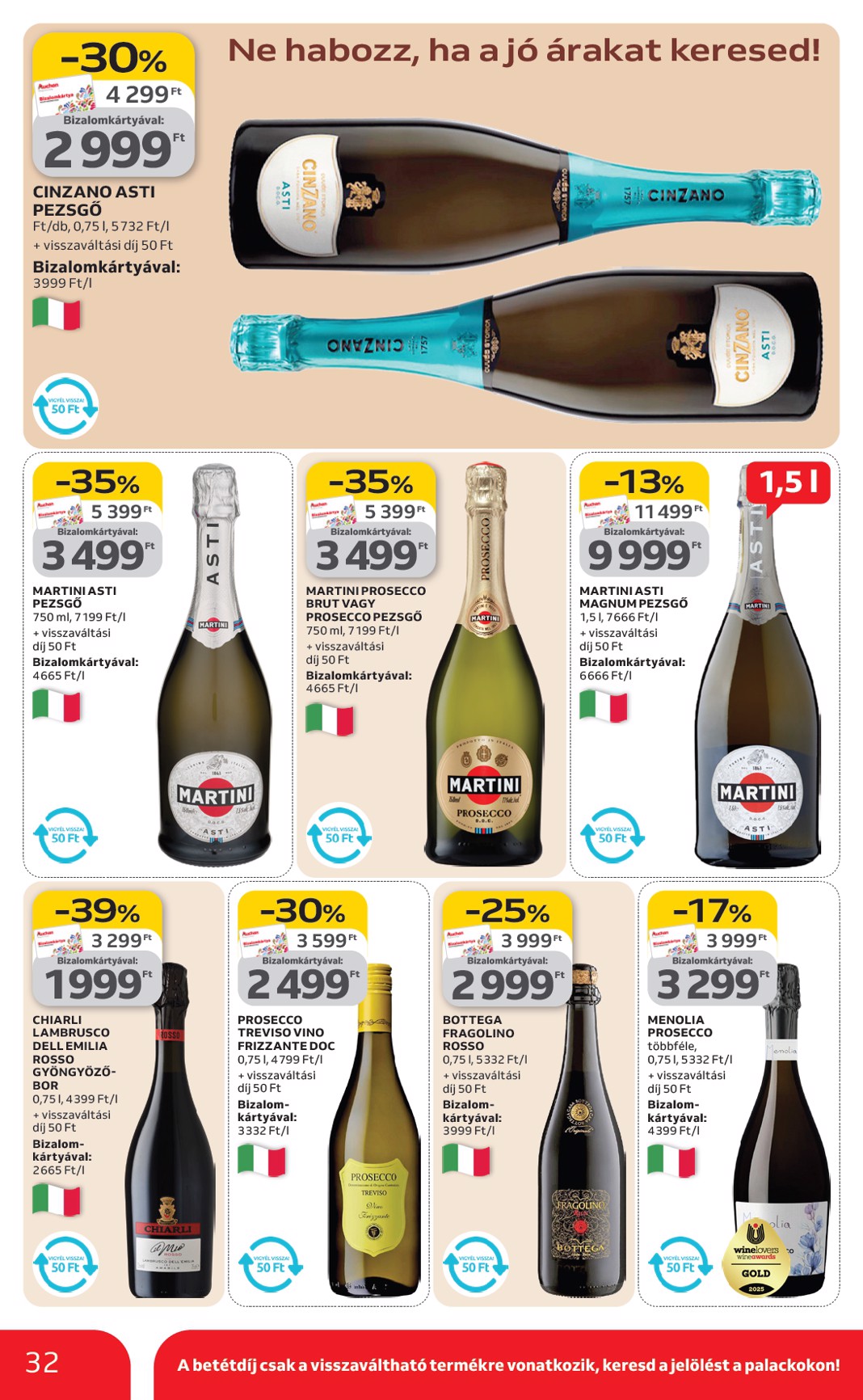 auchan - Auchan hipermarket akciós újság, érvényes 2026.02.19. - 2026.02.25. - page: 32