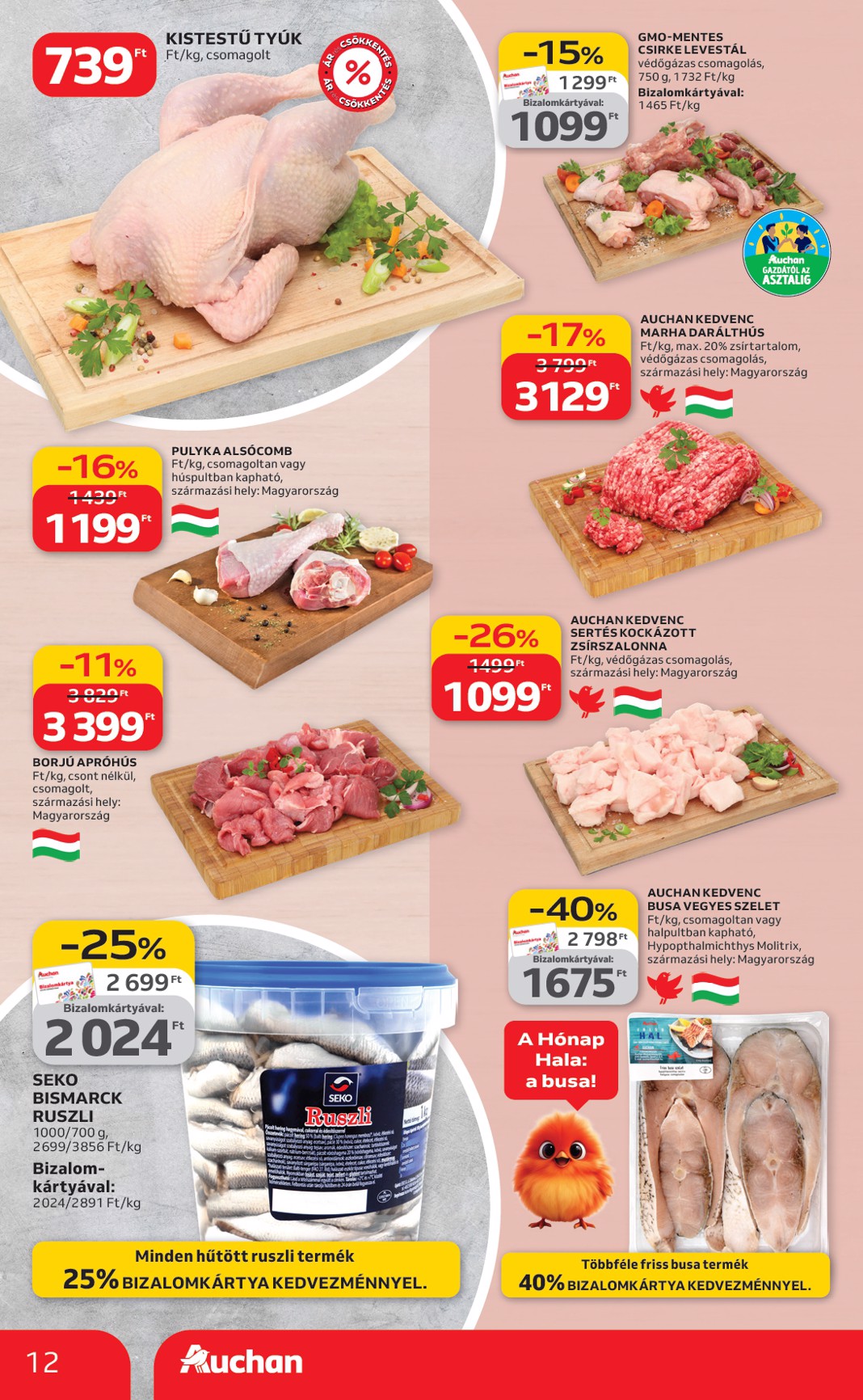 auchan - Auchan hipermarket akciós újság, érvényes 2026.02.19. - 2026.02.25. - page: 12
