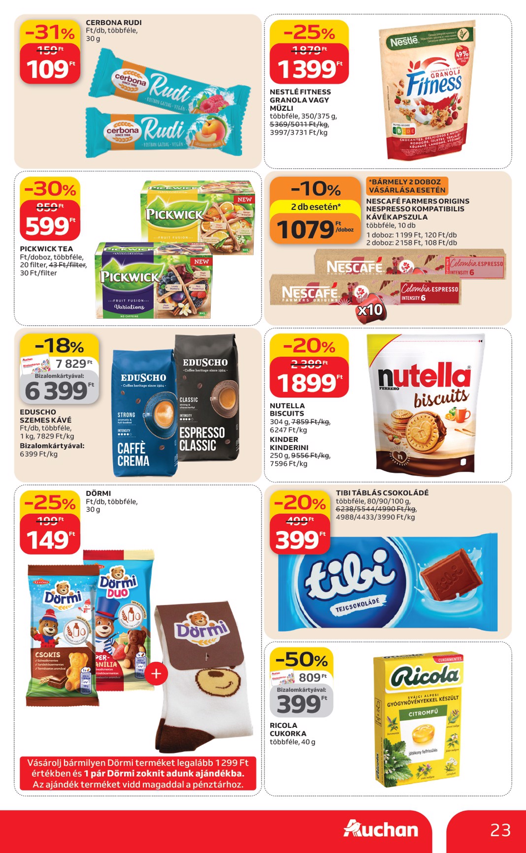 auchan - Auchan hipermarket akciós újság, érvényes 2026.02.19. - 2026.02.25. - page: 23