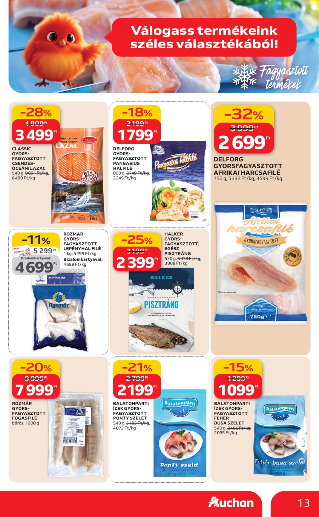 auchan - Auchan hipermarket akciós újság, érvényes 2026.02.19. - 2026.02.25. - page: 13