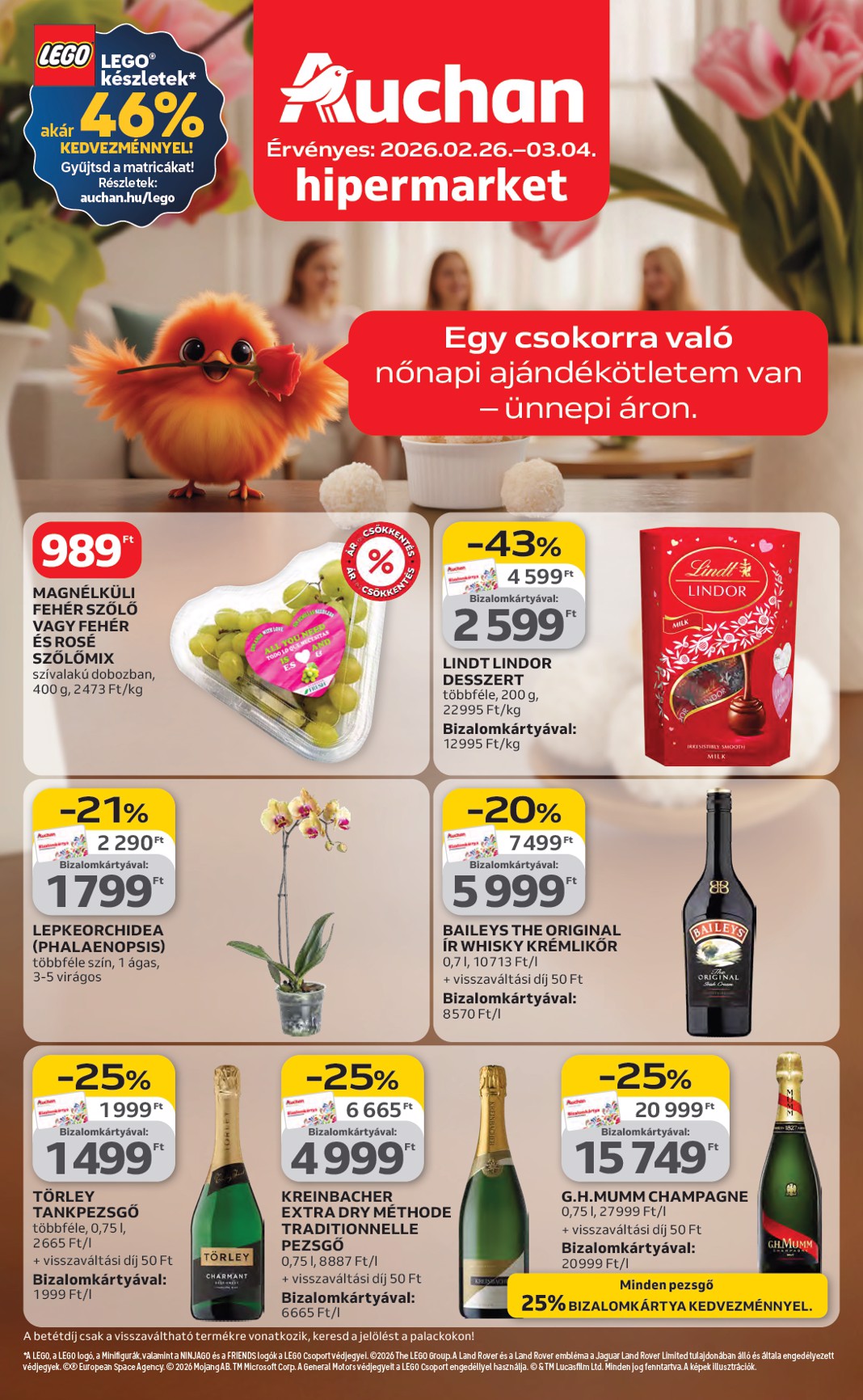 auchan - Auchan Hipermarket akciós újság, érvényes 2026.02.26. - 2026.03.04.