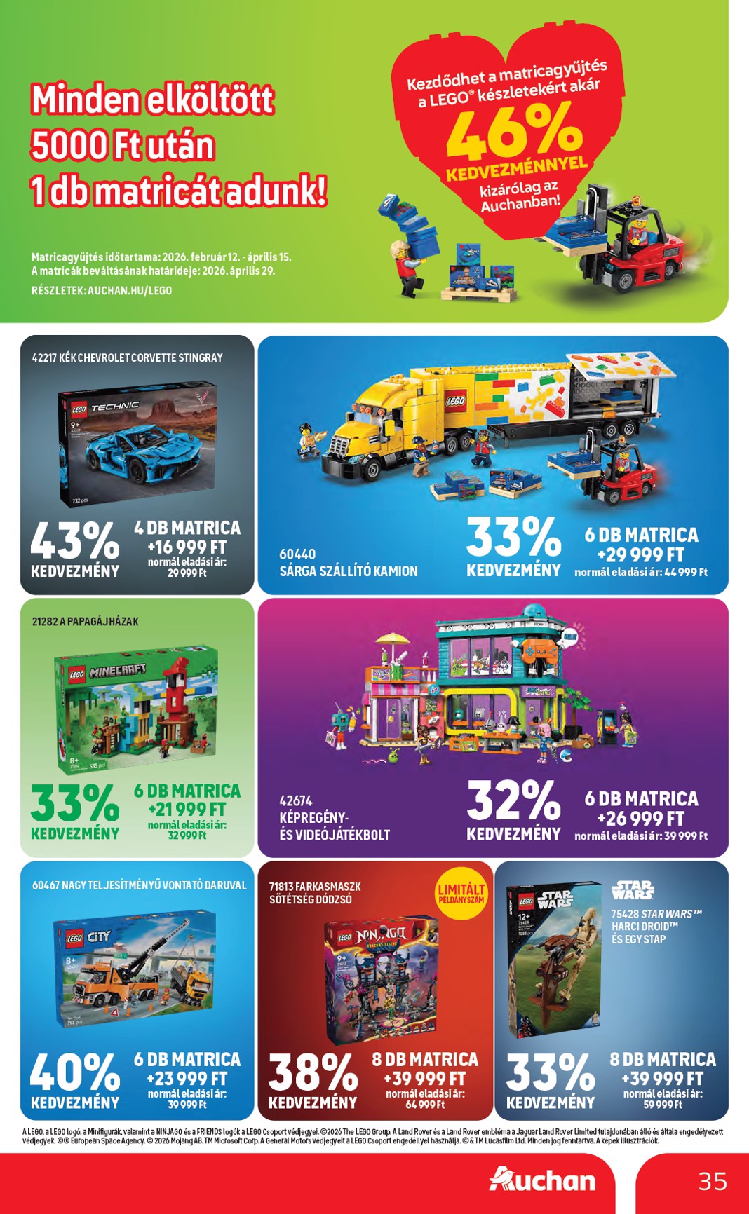 auchan - Auchan Hipermarket akciós újság, érvényes 2026.02.26. - 2026.03.04. - page: 35