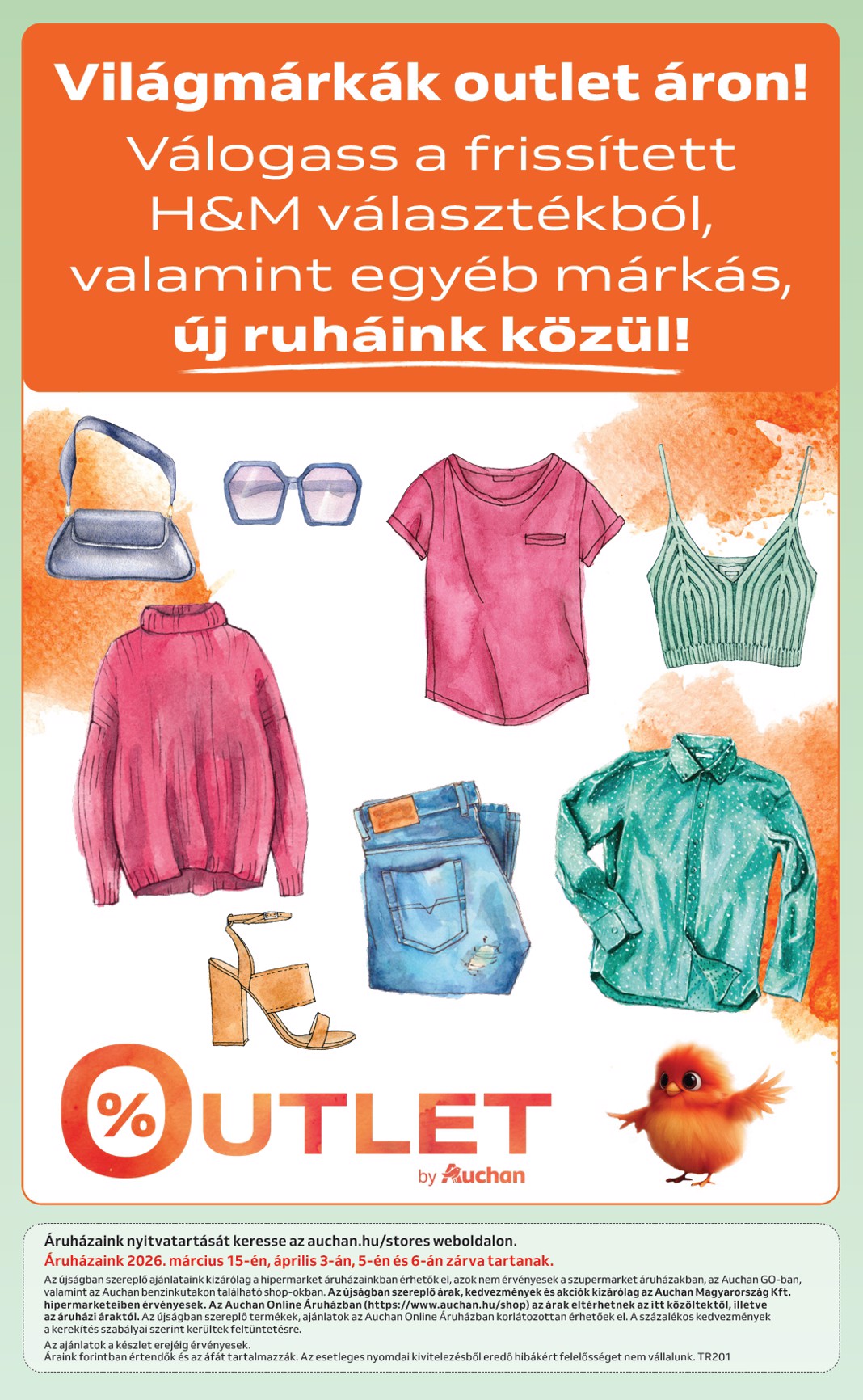 auchan - Auchan Hipermarket - Tavaszi textil ajánlataink akciós újság, érvényes 2026.03.05. - 2026.04.01. - page: 8
