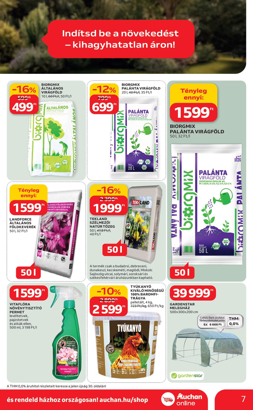 auchan - Auchan Hipermarket - Ki a szabadba akciós újság, érvényes 2026.03.05. - 2026.04.04. - page: 7