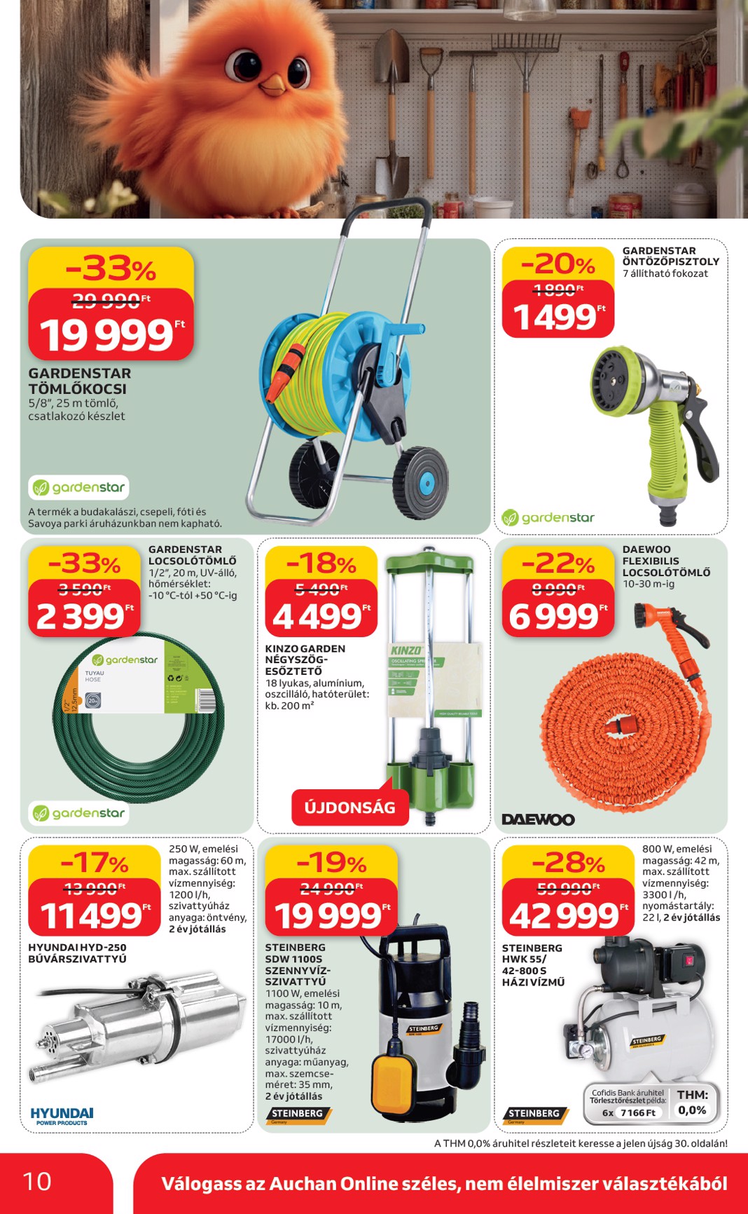 auchan - Auchan Hipermarket - Ki a szabadba akciós újság, érvényes 2026.03.05. - 2026.04.04. - page: 10