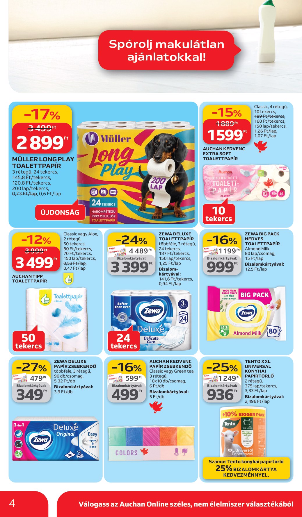 auchan - Auchan Hipermarket - Tavaszi nagytakarítás akciós újság, érvényes 2026.03.05. - 2026.03.18. - page: 4