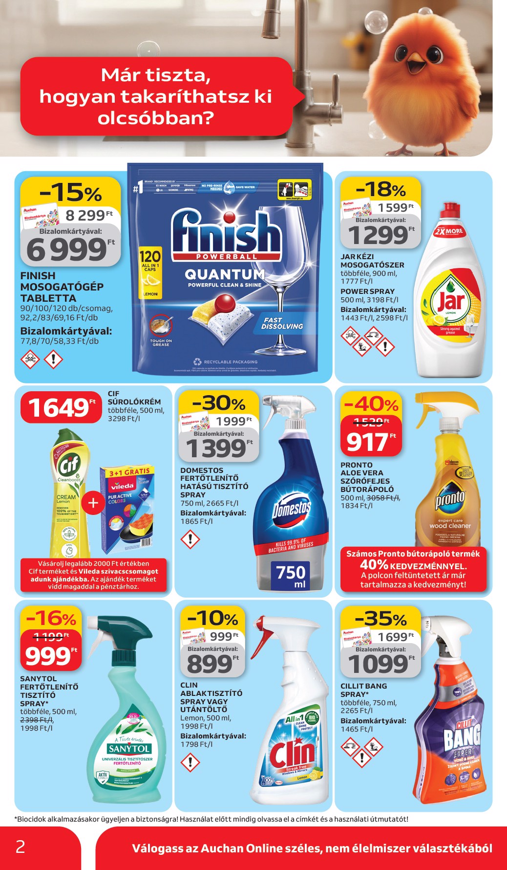 auchan - Auchan Hipermarket - Tavaszi nagytakarítás akciós újság, érvényes 2026.03.05. - 2026.03.18. - page: 2