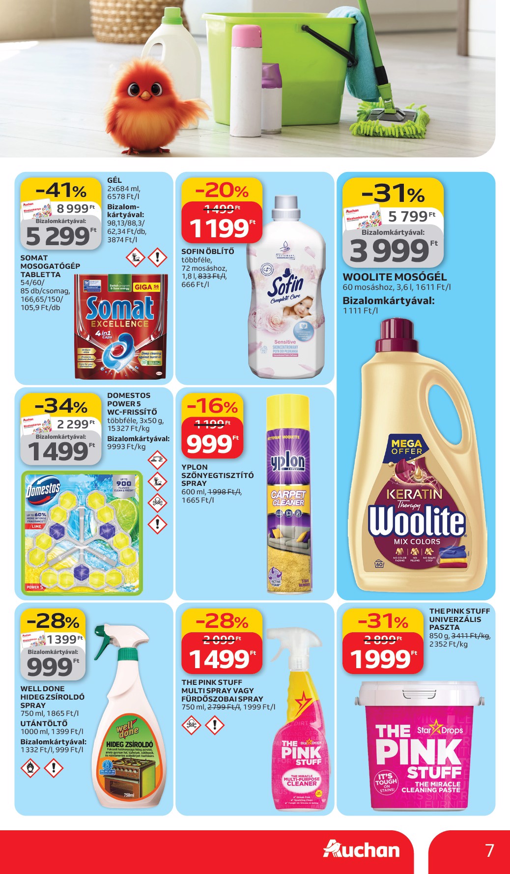 auchan - Auchan Hipermarket - Tavaszi nagytakarítás akciós újság, érvényes 2026.03.05. - 2026.03.18. - page: 7