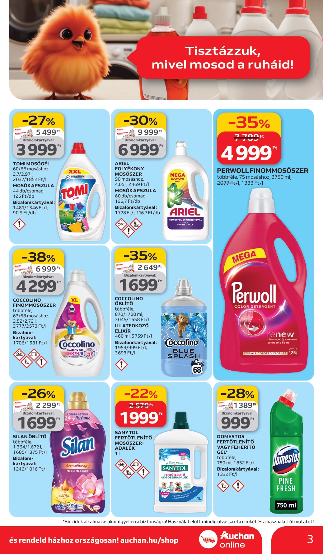 auchan - Auchan Hipermarket - Tavaszi nagytakarítás akciós újság, érvényes 2026.03.05. - 2026.03.18. - page: 3