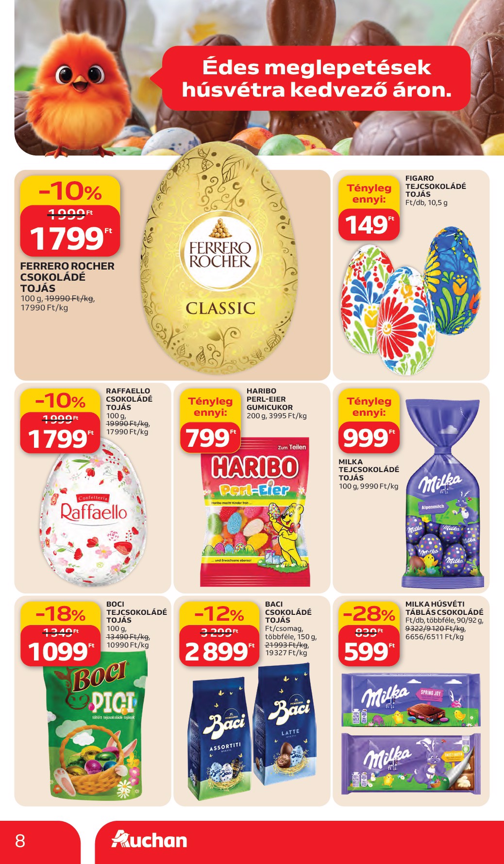 auchan - Auchan Hipermarket akciós újság, érvényes 2026.03.05. - 2026.03.11. - page: 8