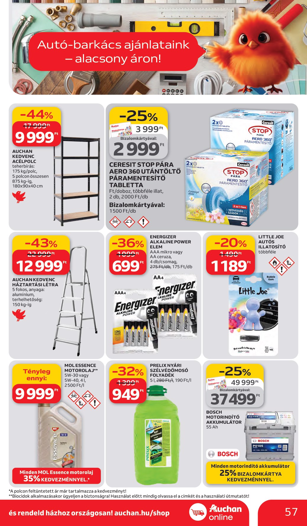 auchan - Auchan Hipermarket akciós újság, érvényes 2026.03.05. - 2026.03.11. - page: 57