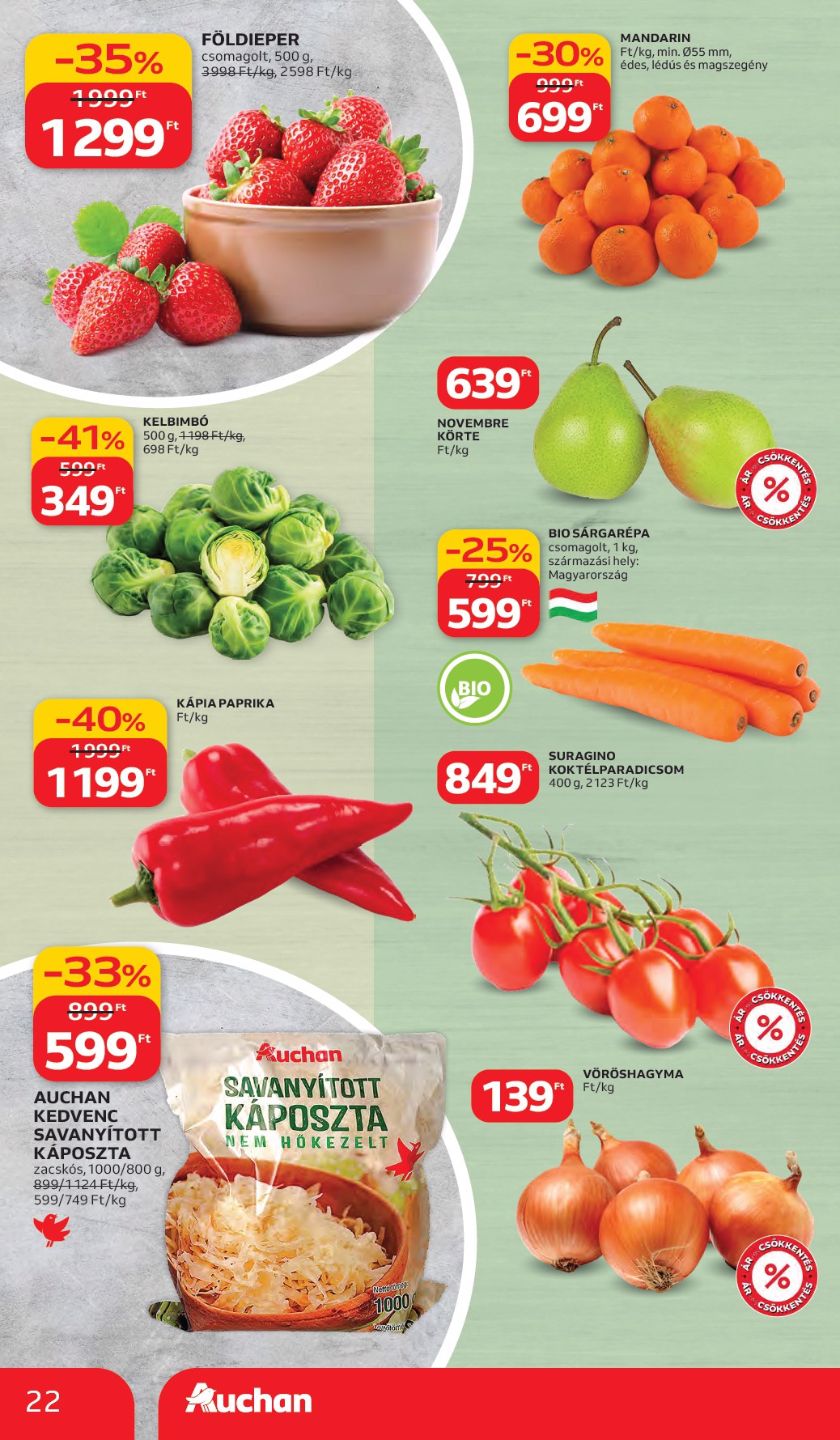 auchan - Auchan Hipermarket akciós újság, érvényes 2026.03.05. - 2026.03.11. - page: 22