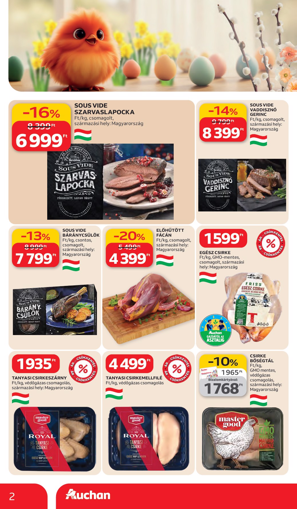 auchan - Auchan Hipermarket akciós újság, érvényes 2026.03.05. - 2026.03.11. - page: 2