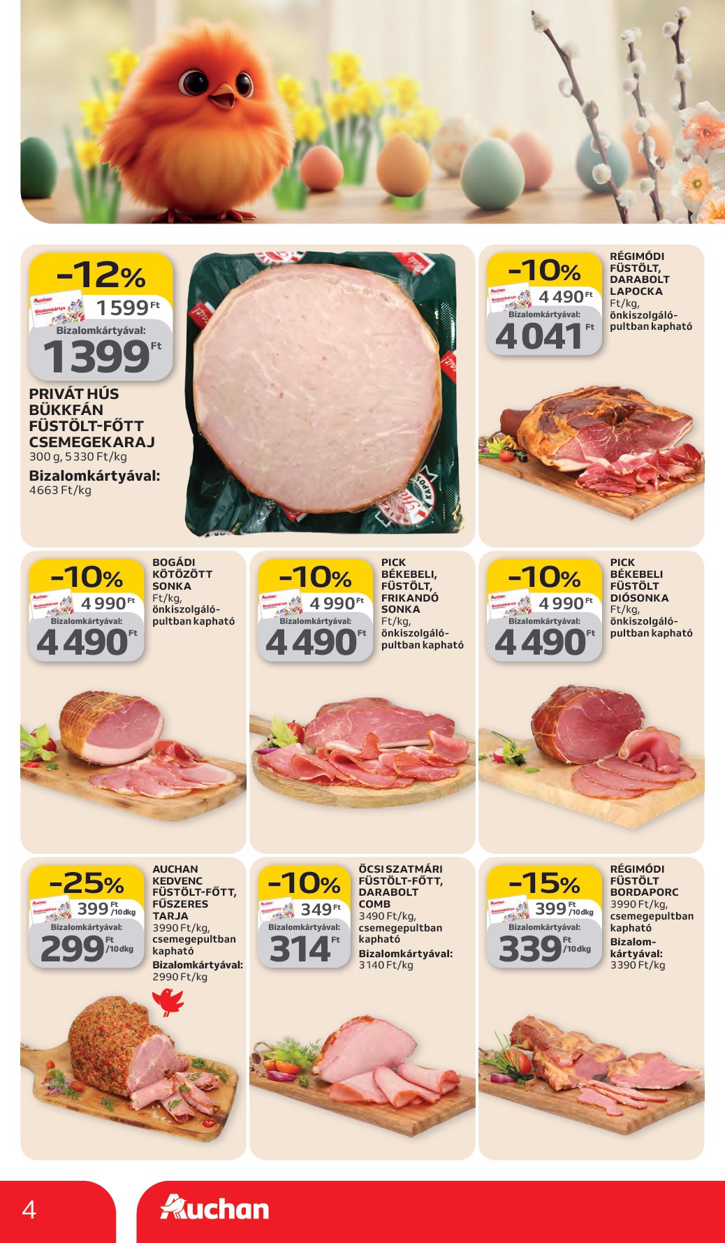 auchan - Auchan Hipermarket akciós újság, érvényes 2026.03.05. - 2026.03.11. - page: 4