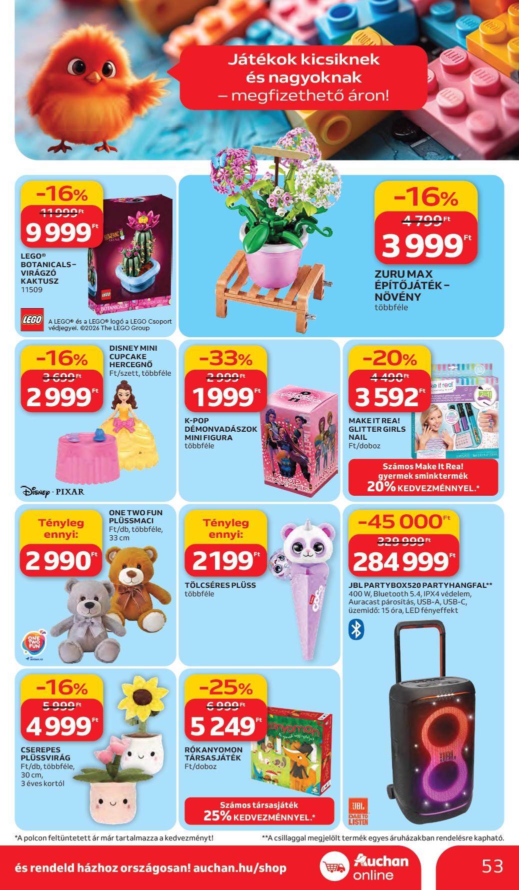 auchan - Auchan Hipermarket akciós újság, érvényes 2026.03.05. - 2026.03.11. - page: 53