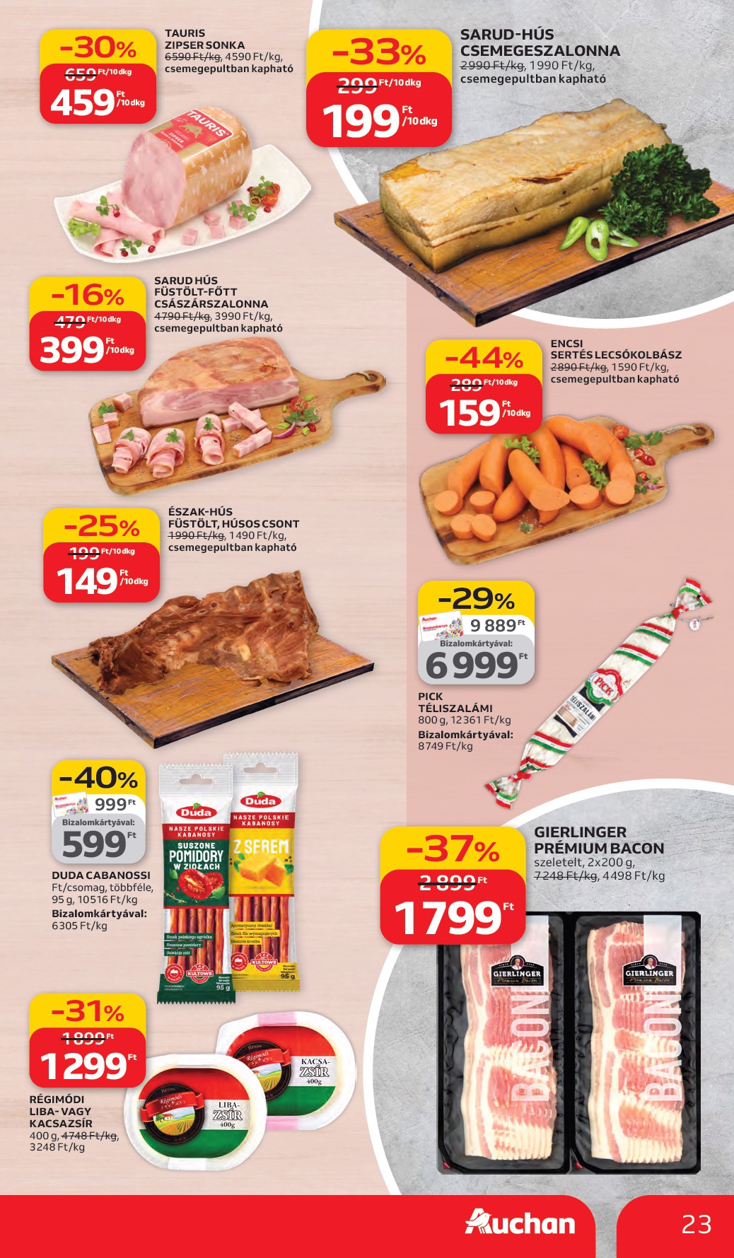 auchan - Auchan Hipermarket akciós újság, érvényes 2026.03.05. - 2026.03.11. - page: 23