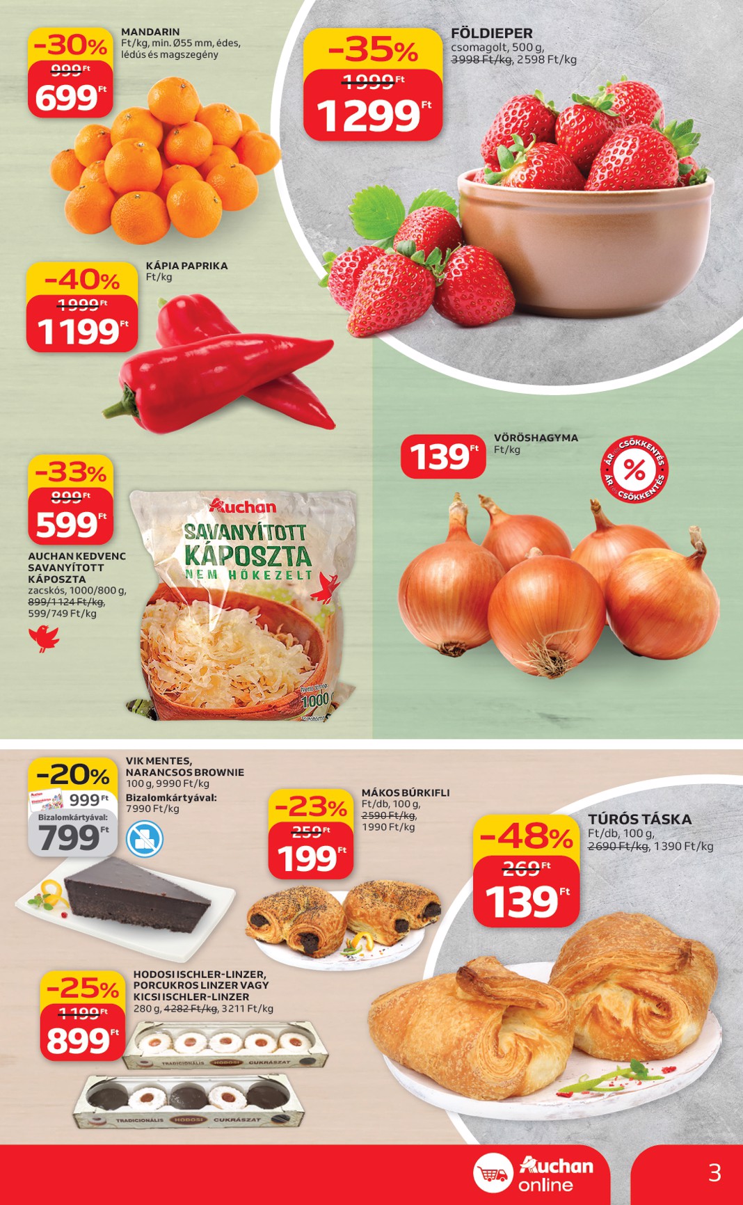 auchan - Auchan Szupermarket akciós újság, érvényes 2026.03.05. - 2026.03.11. - page: 3