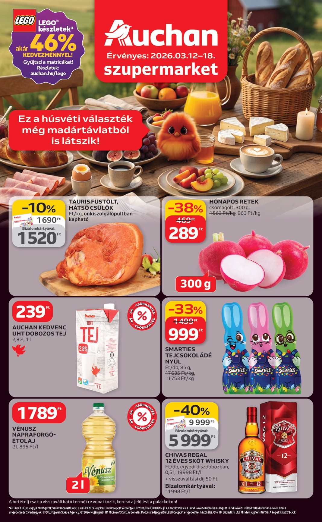 auchan - Auchan szupermarket akciós újság, érvényes 2026.03.12. - 2026.03.18.