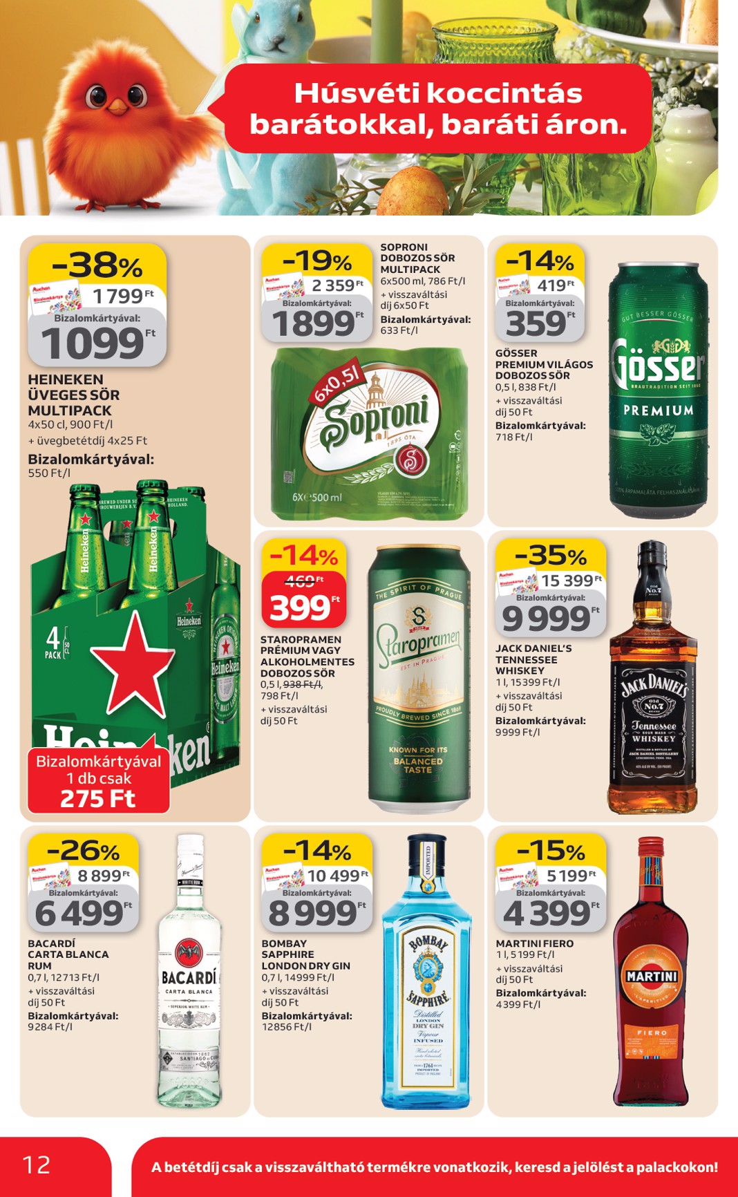 auchan - Auchan szupermarket akciós újság, érvényes 2026.03.12. - 2026.03.18. - page: 12