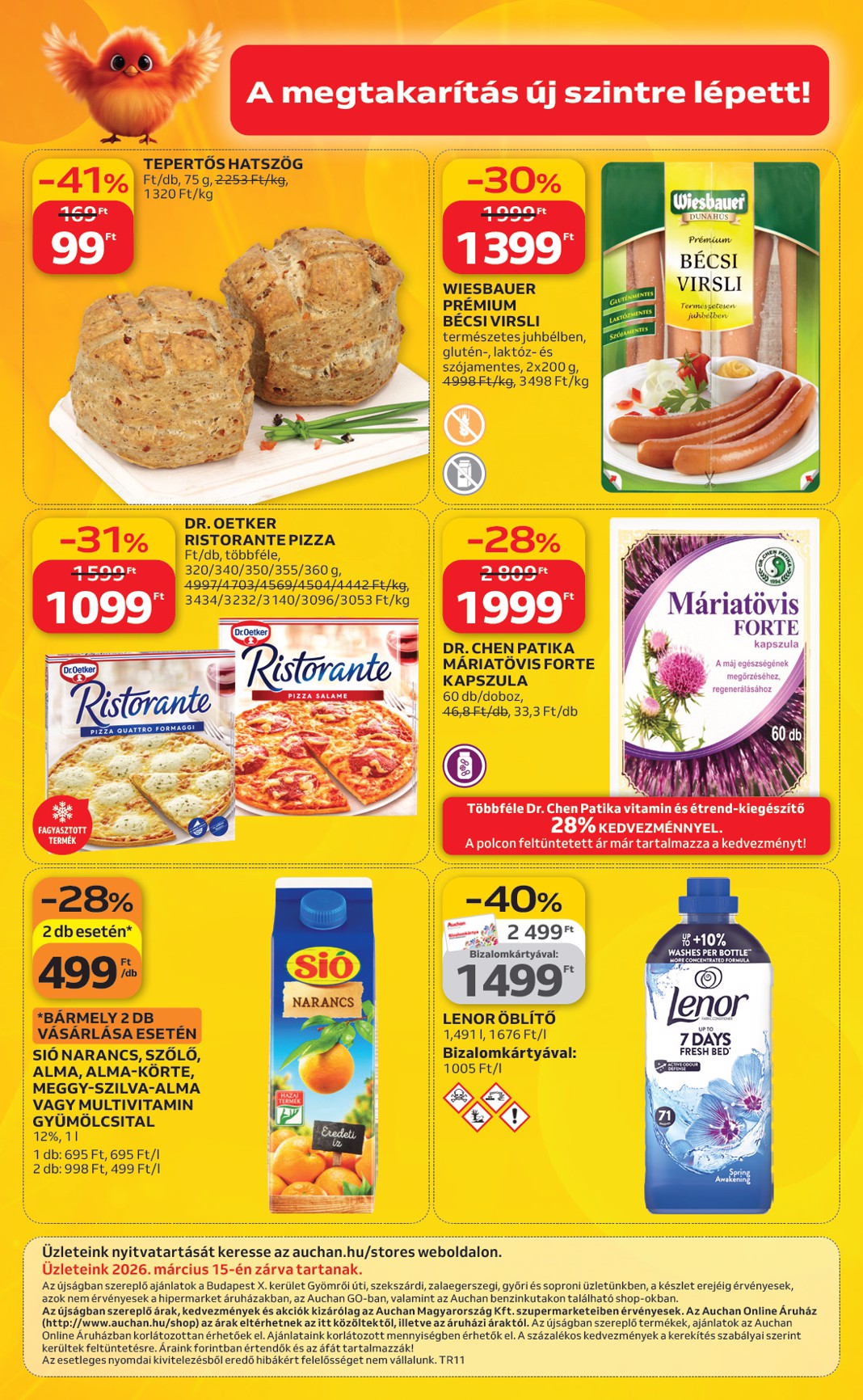 auchan - Auchan szupermarket akciós újság, érvényes 2026.03.12. - 2026.03.18. - page: 16