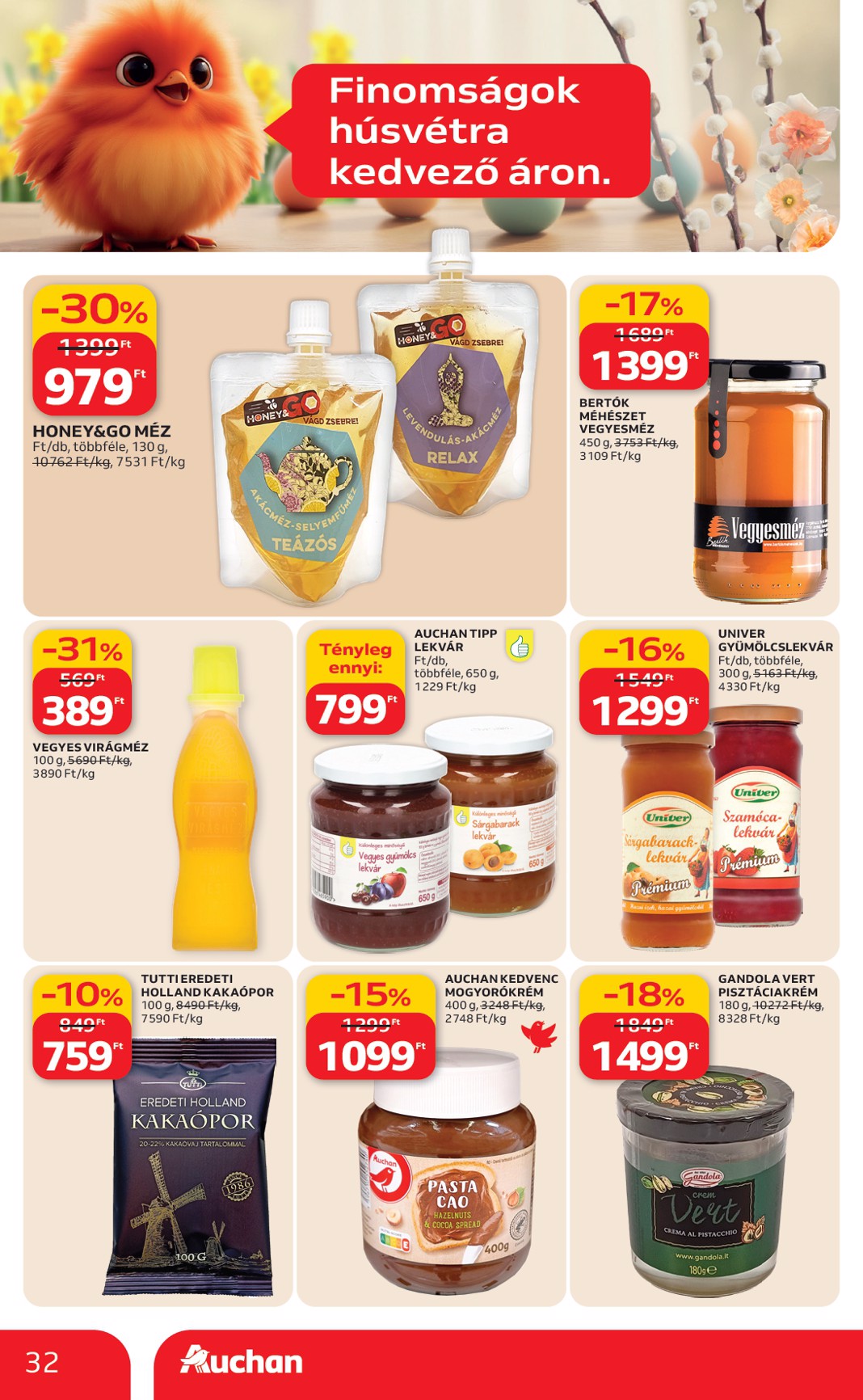 auchan - Auchan Hipermarket akciós újság, érvényes 2026.03.12. - 2026.03.18. - page: 32