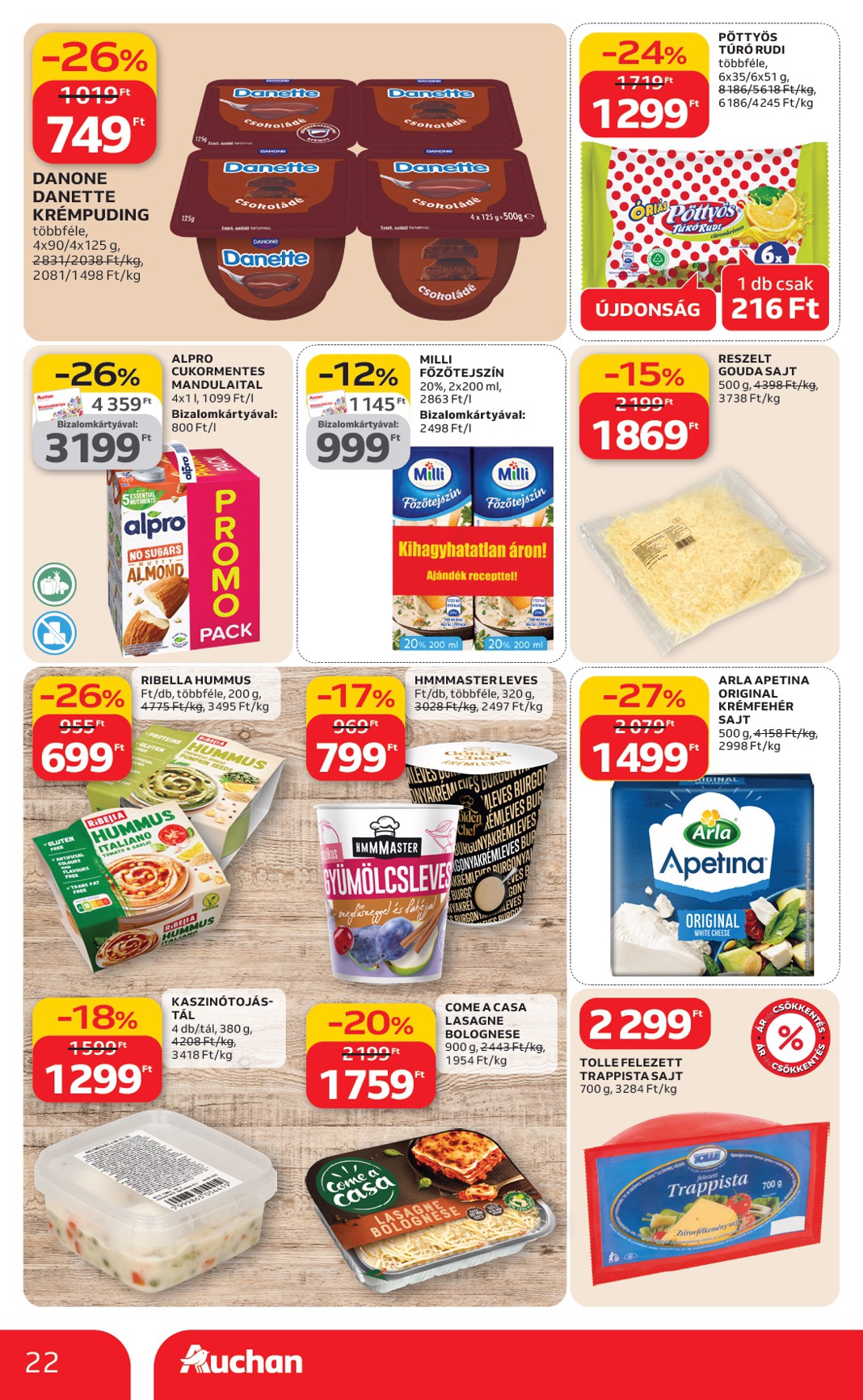 auchan - Auchan Hipermarket akciós újság, érvényes 2026.03.12. - 2026.03.18. - page: 22