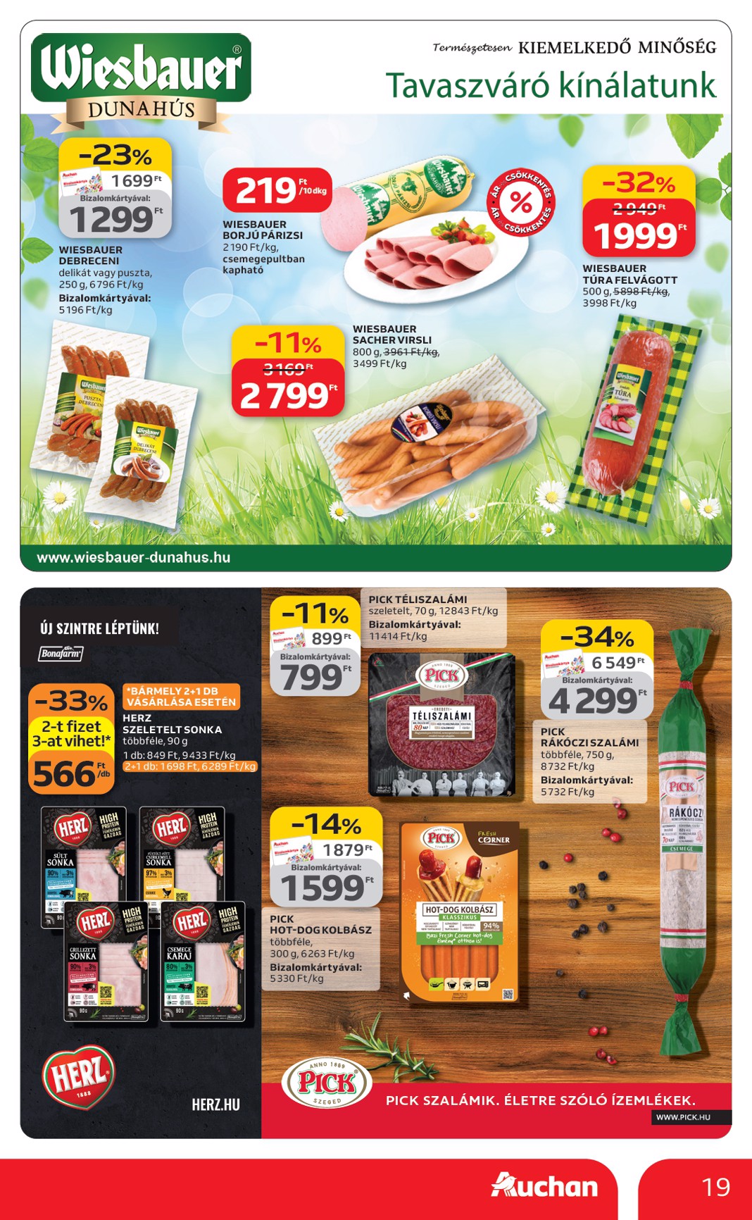 auchan - Auchan Hipermarket akciós újság, érvényes 2026.03.12. - 2026.03.18. - page: 19