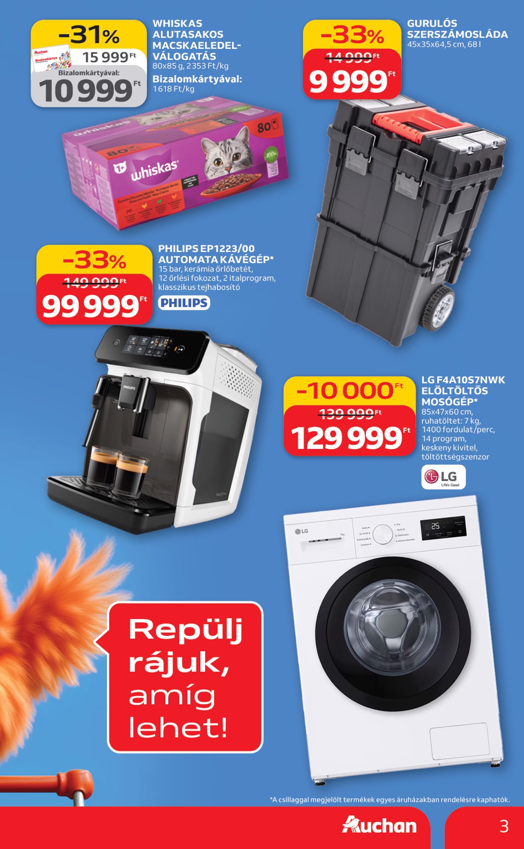 auchan - Auchan Hipermarket akciós újság, érvényes 2026.03.12. - 2026.03.18. - page: 3