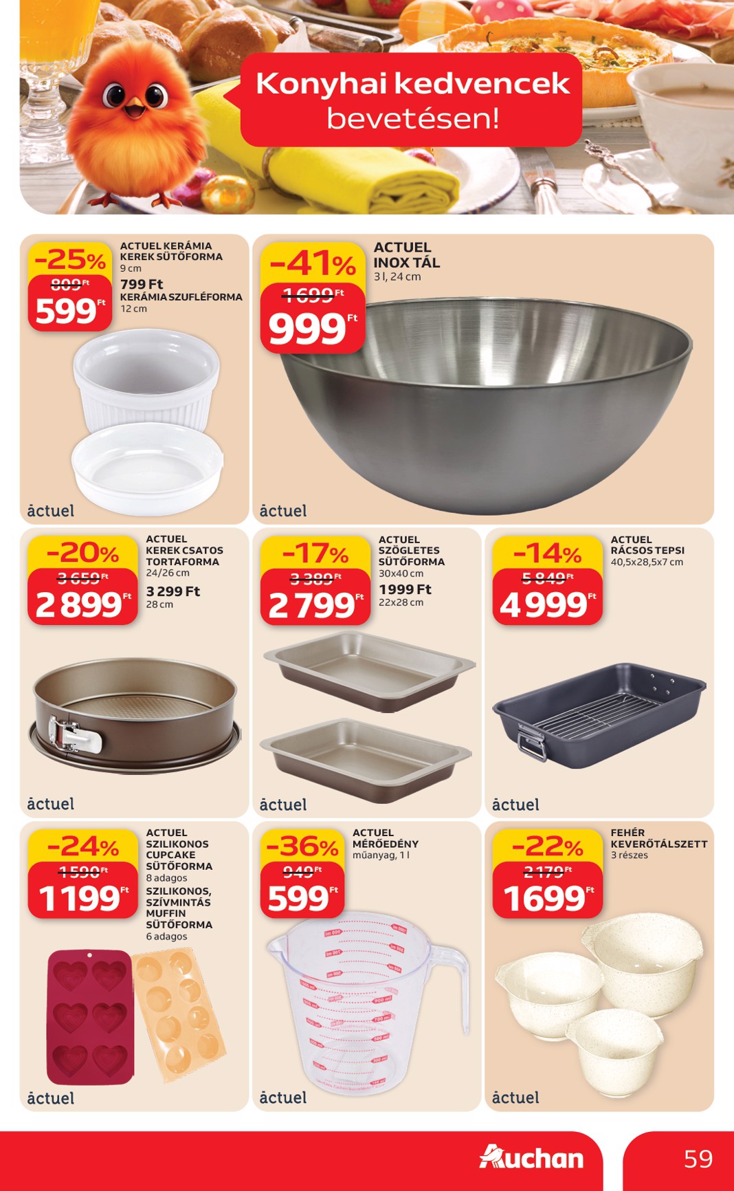 auchan - Auchan Hipermarket akciós újság, érvényes 2026.03.12. - 2026.03.18. - page: 59
