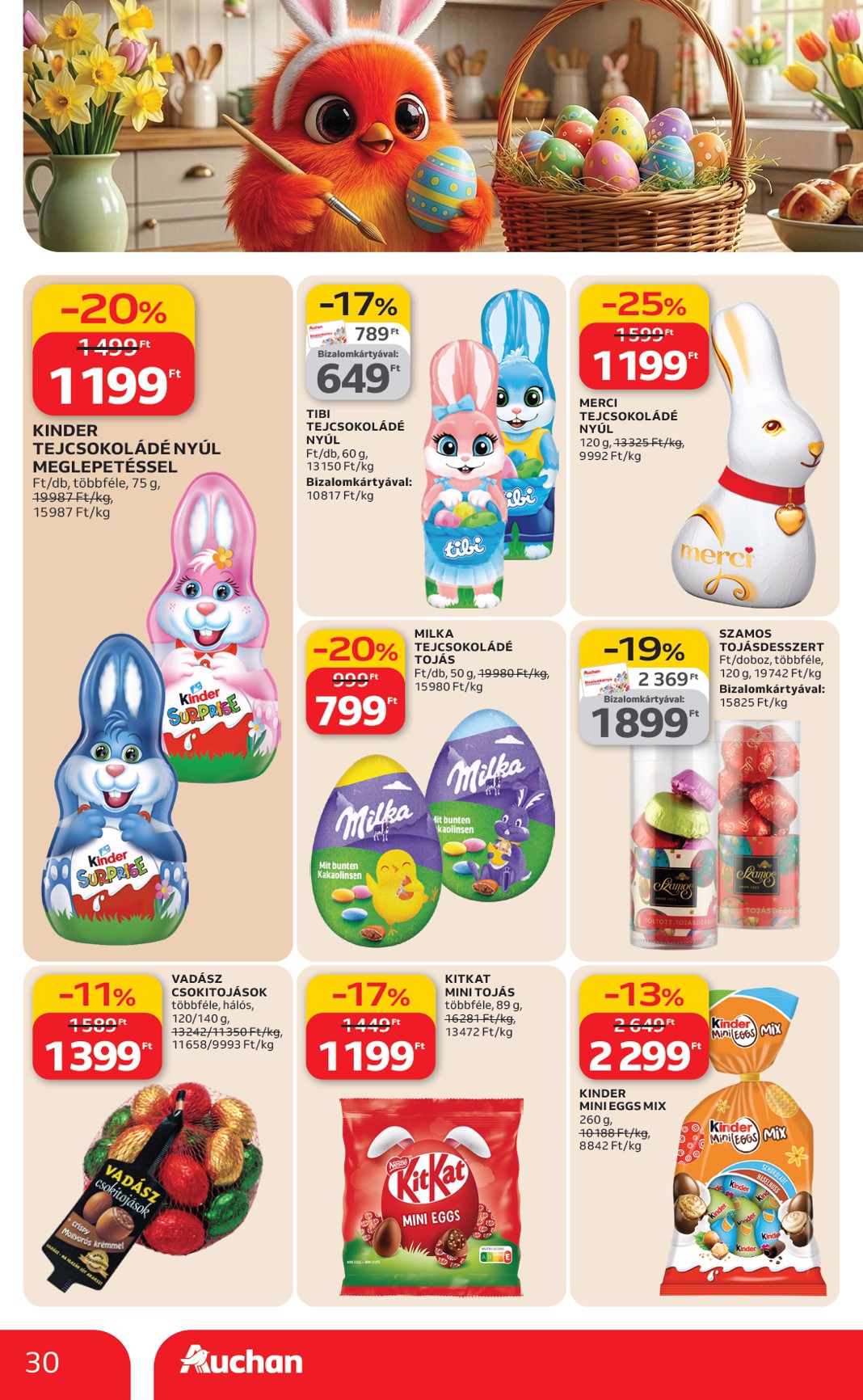 auchan - Auchan Hipermarket akciós újság, érvényes 2026.03.12. - 2026.03.18. - page: 30