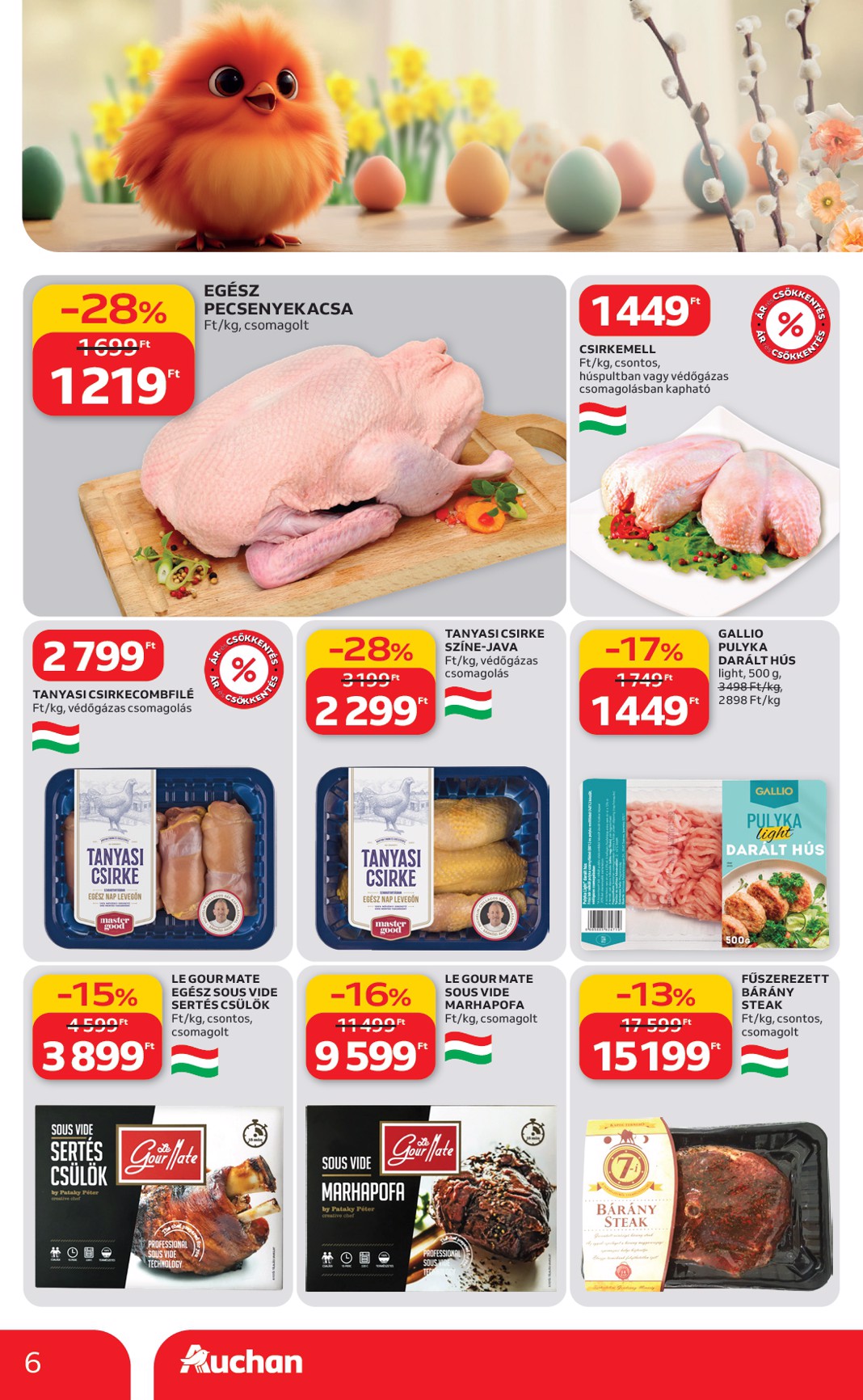 auchan - Auchan Hipermarket akciós újság, érvényes 2026.03.12. - 2026.03.18. - page: 6