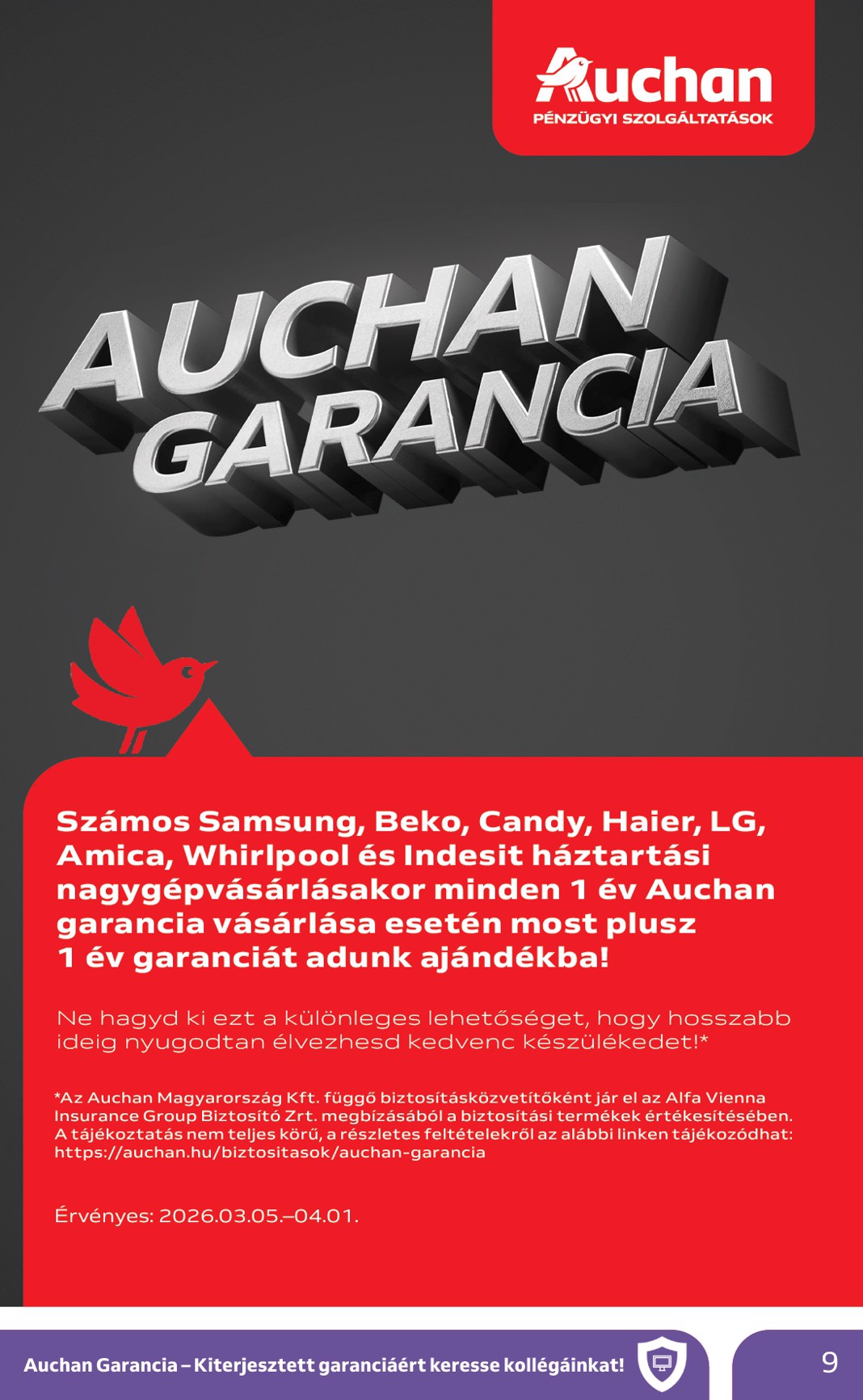 auchan - Auchan Hipermarket - Húsvéti elektronikai ajánlataink akciós újság, érvényes 2026.03.19. - 2026.04.04. - page: 9