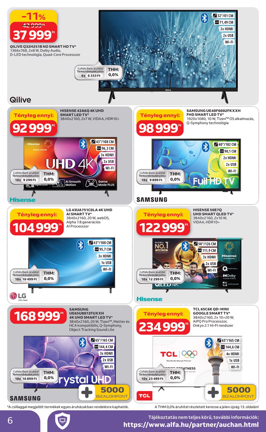 auchan - Auchan Hipermarket - Húsvéti elektronikai ajánlataink akciós újság, érvényes 2026.03.19. - 2026.04.04. - page: 6