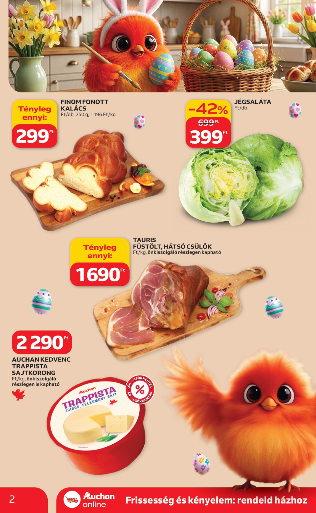 auchan - Auchan szupermarket akciós újság, érvényes 2026.03.19. - 2026.03.25. - page: 2