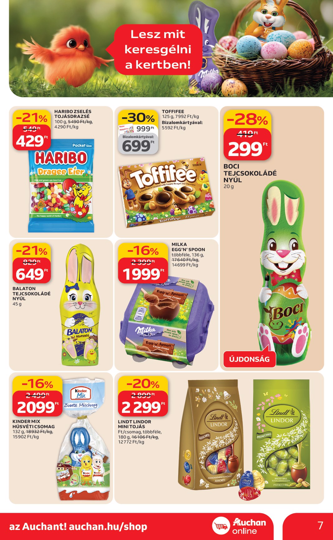 auchan - Auchan szupermarket akciós újság, érvényes 2026.03.19. - 2026.03.25. - page: 7