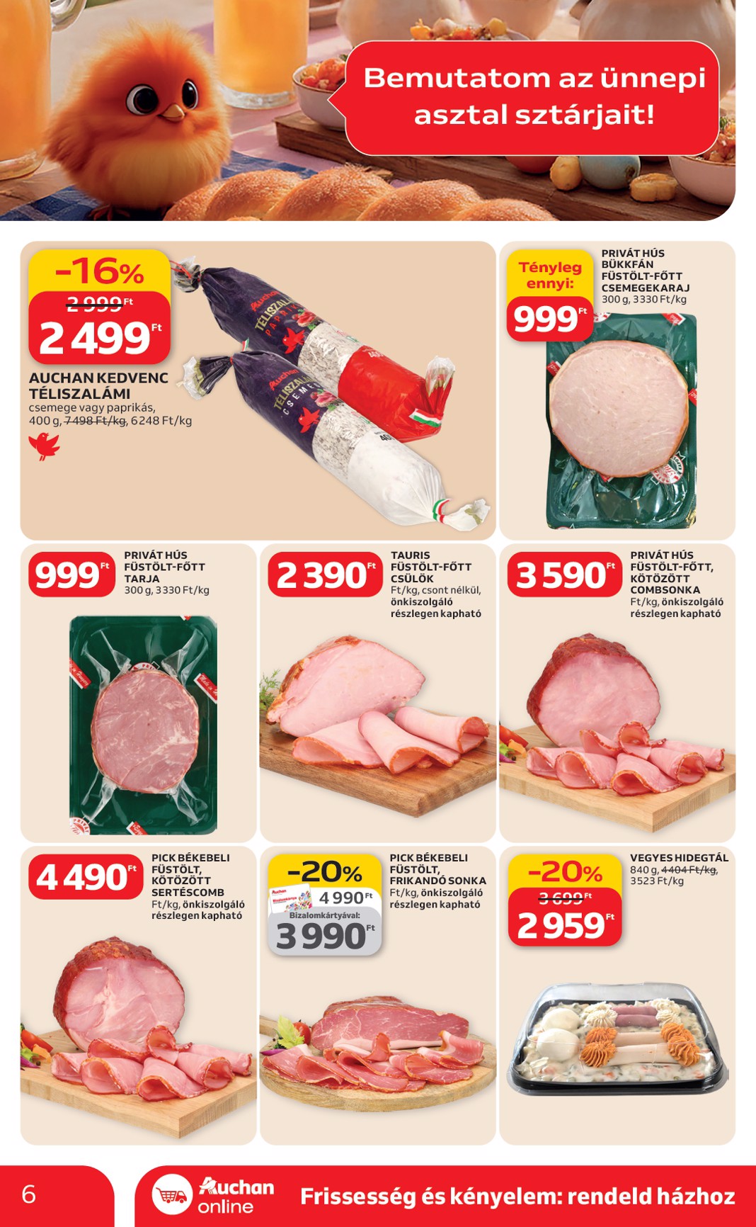 auchan - Auchan szupermarket akciós újság, érvényes 2026.03.19. - 2026.03.25. - page: 6