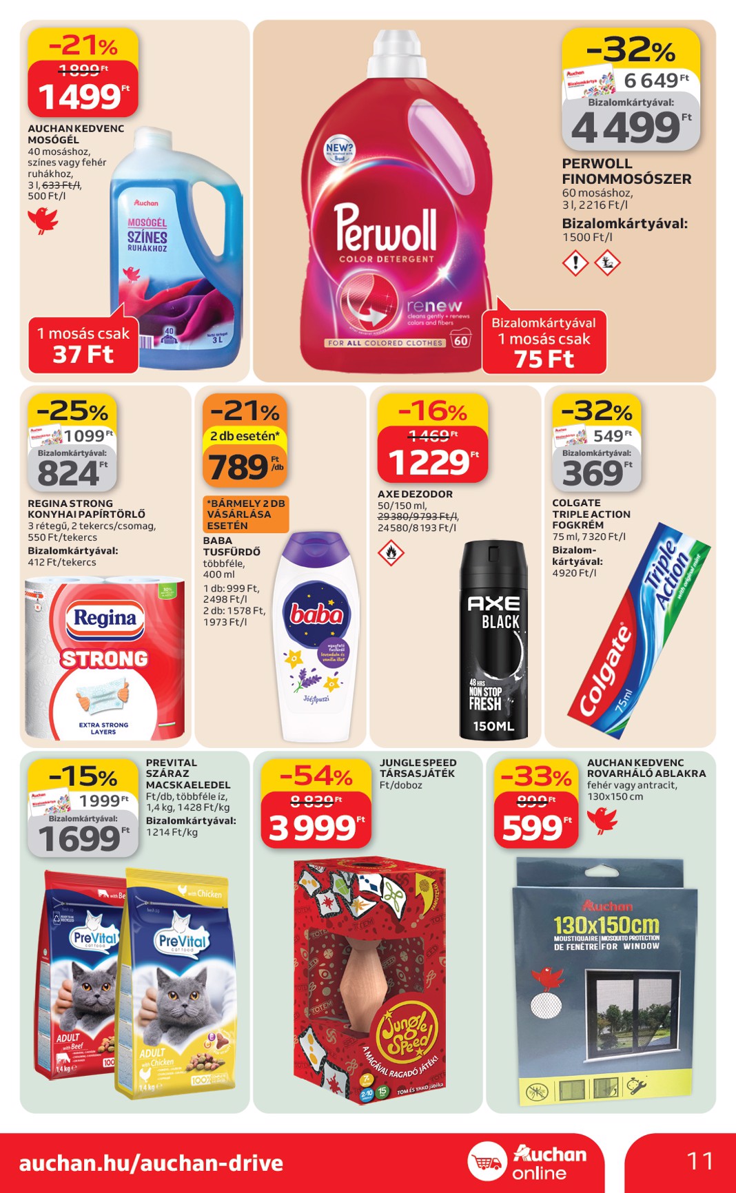 auchan - Auchan szupermarket akciós újság, érvényes 2026.03.19. - 2026.03.25. - page: 11