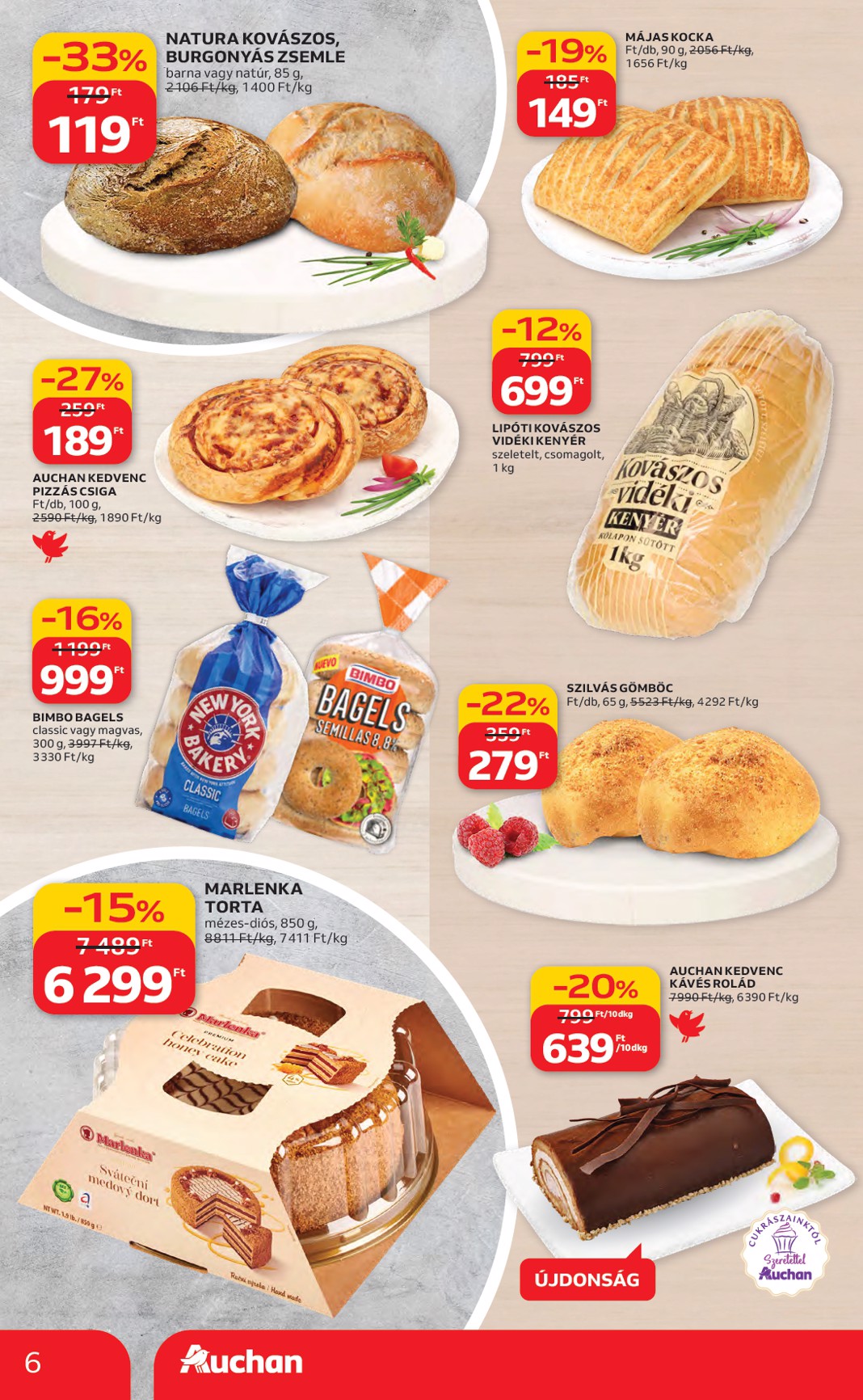 auchan - Auchan Hipermarket akciós újság, érvényes 2026.03.19. - 2026.03.25. - page: 6
