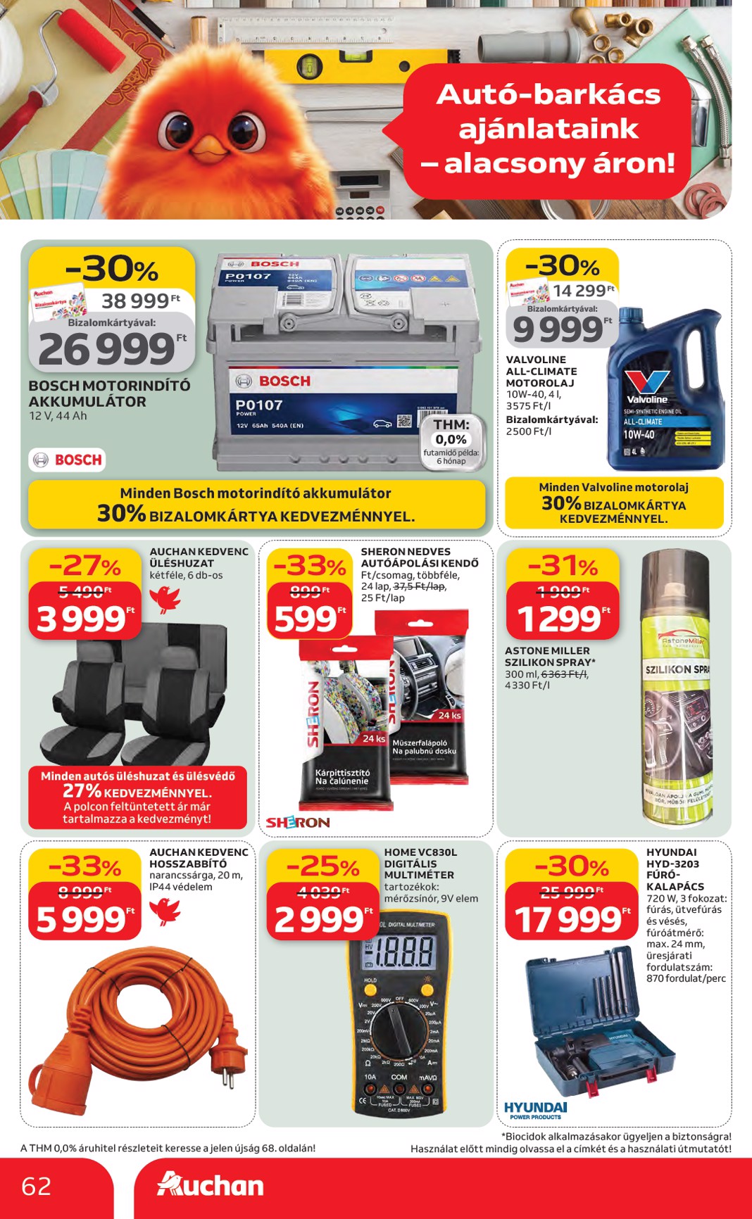 auchan - Auchan Hipermarket akciós újság, érvényes 2026.03.19. - 2026.03.25. - page: 62