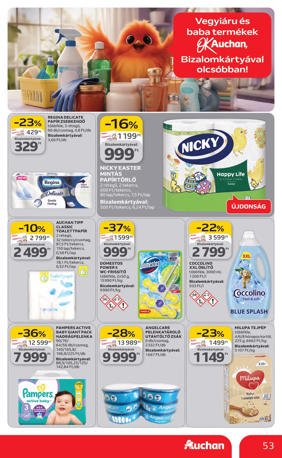 auchan - Auchan Hipermarket akciós újság, érvényes 2026.03.19. - 2026.03.25. - page: 53