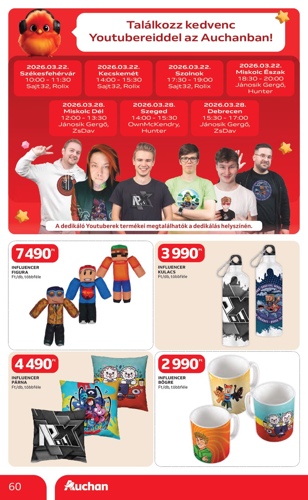 auchan - Auchan Hipermarket akciós újság, érvényes 2026.03.19. - 2026.03.25. - page: 60