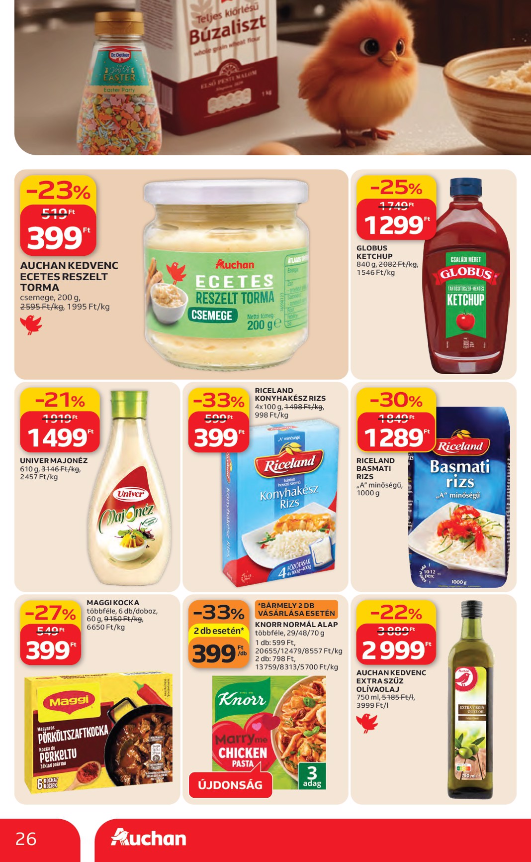 auchan - Auchan Hipermarket akciós újság, érvényes 2026.03.19. - 2026.03.25. - page: 26