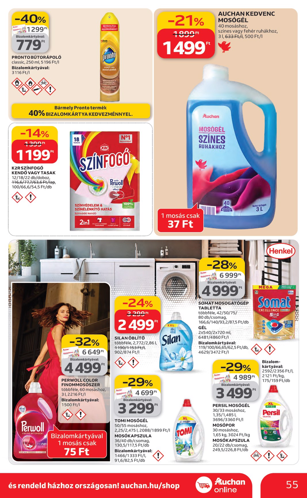 auchan - Auchan Hipermarket akciós újság, érvényes 2026.03.19. - 2026.03.25. - page: 55