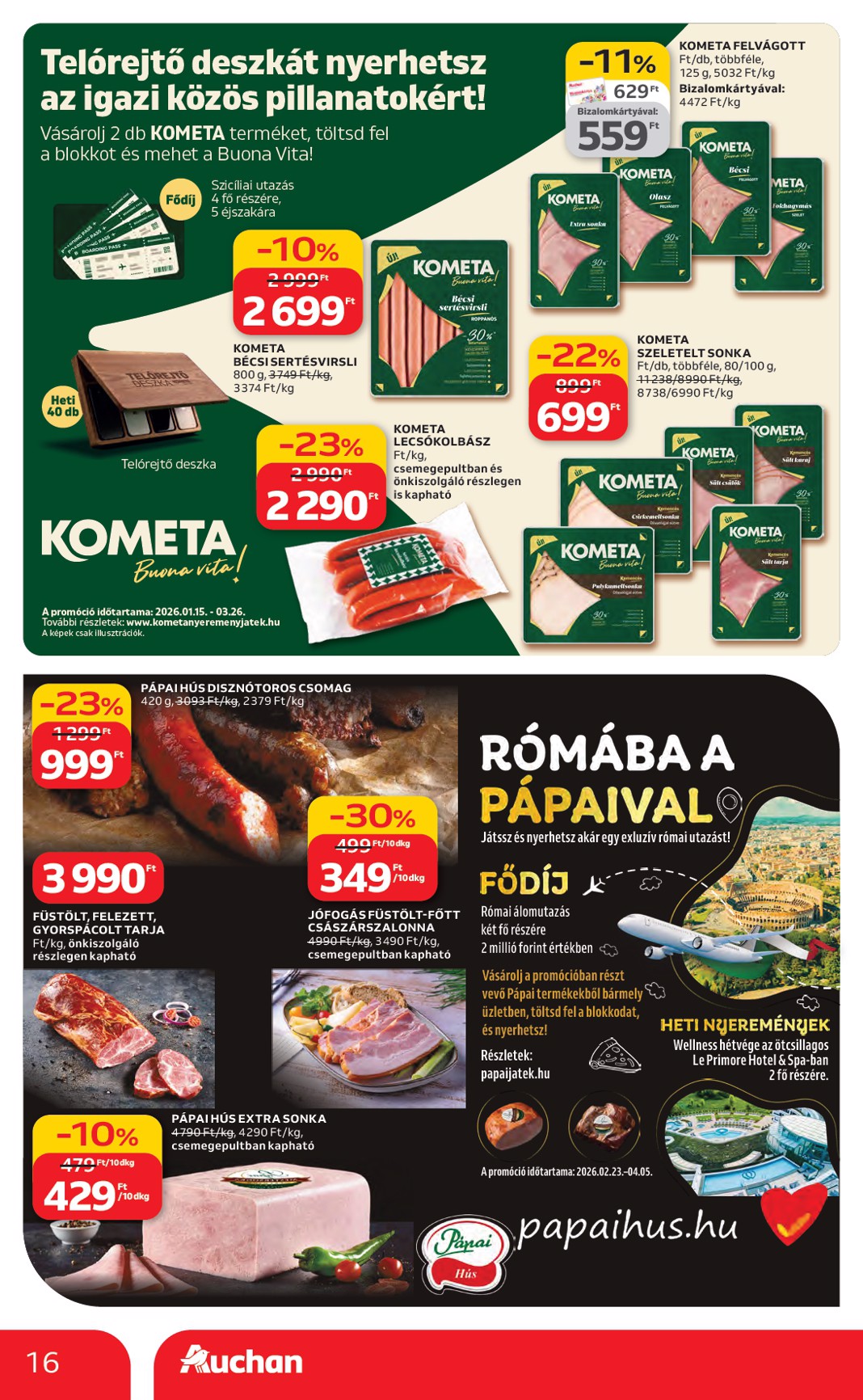 auchan - Auchan Hipermarket akciós újság, érvényes 2026.03.19. - 2026.03.25. - page: 16