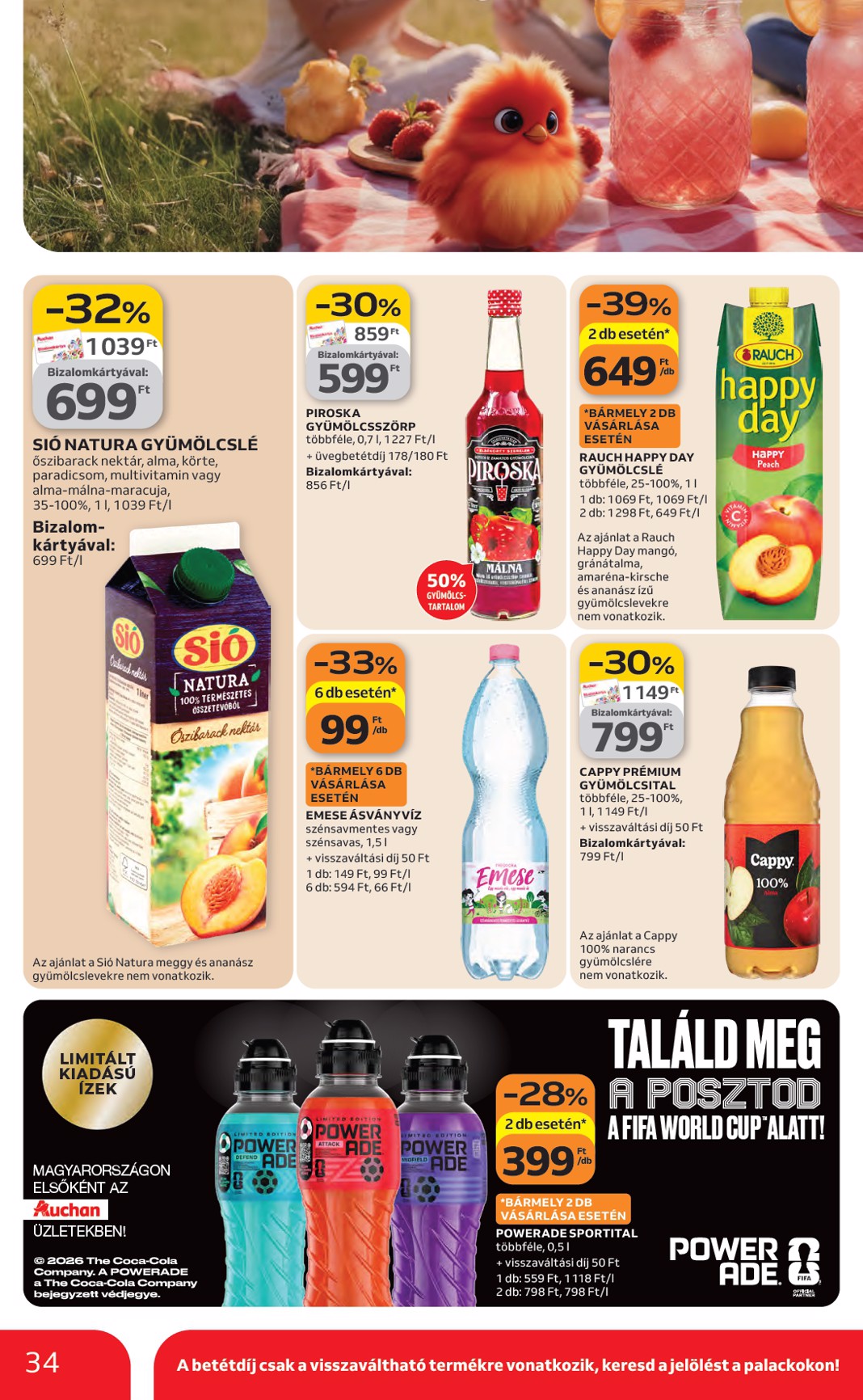 auchan - Auchan Hipermarket akciós újság, érvényes 2026.03.19. - 2026.03.25. - page: 34