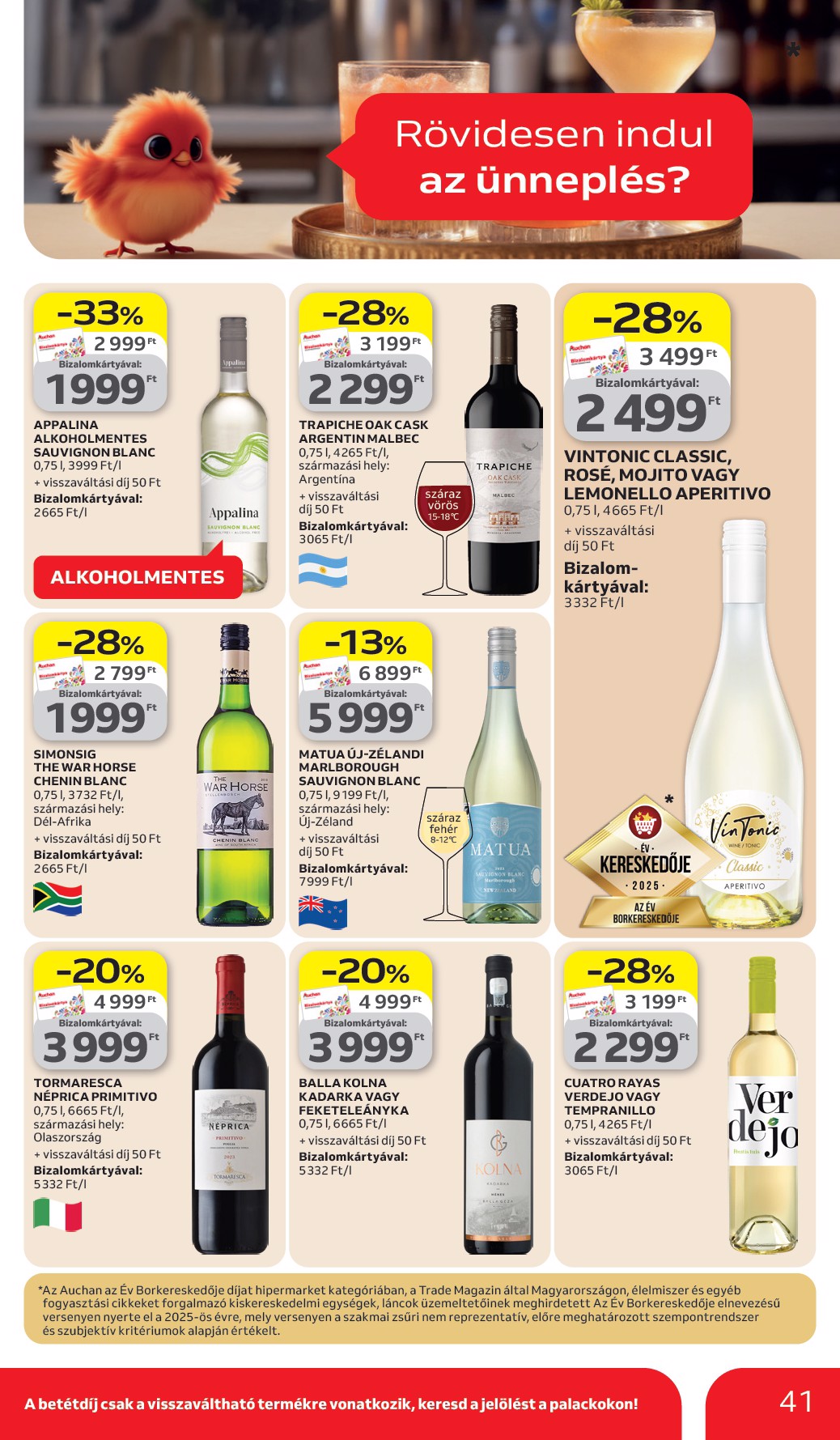 auchan - Auchan Hipermarket akciós újság, érvényes 2026.03.26. - 2026.04.08. - page: 41